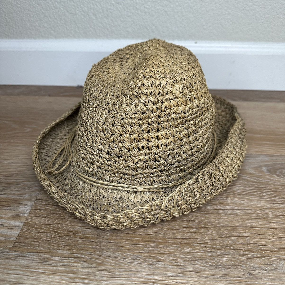 Other Scala Gal Straw Packable Summer Hat Size ONE SIZE - 2 Thumbnail