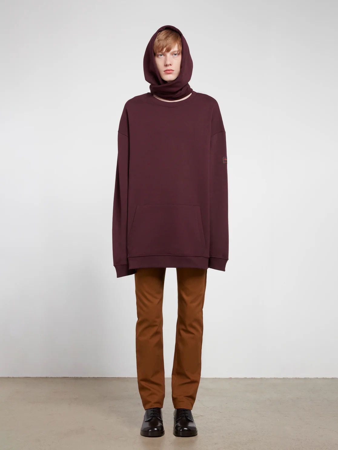Raf Simons RAF SIMONS A/W 2022-2023 Men’s Regular Fit Knot Hoodie Size US XL / EU 56 / 4 - 2 Thumbnail