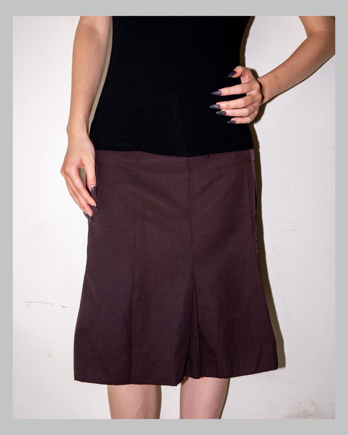 Miu Miu Miu Miu Fall 2000 runway mini skirt Size XS / US 0-2 / IT 36-38 - 3 Thumbnail