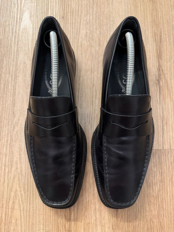 Tod's Tod's Loafers Leather moccasins Black size 42 Size US 9 / EU 42 - 4 Thumbnail
