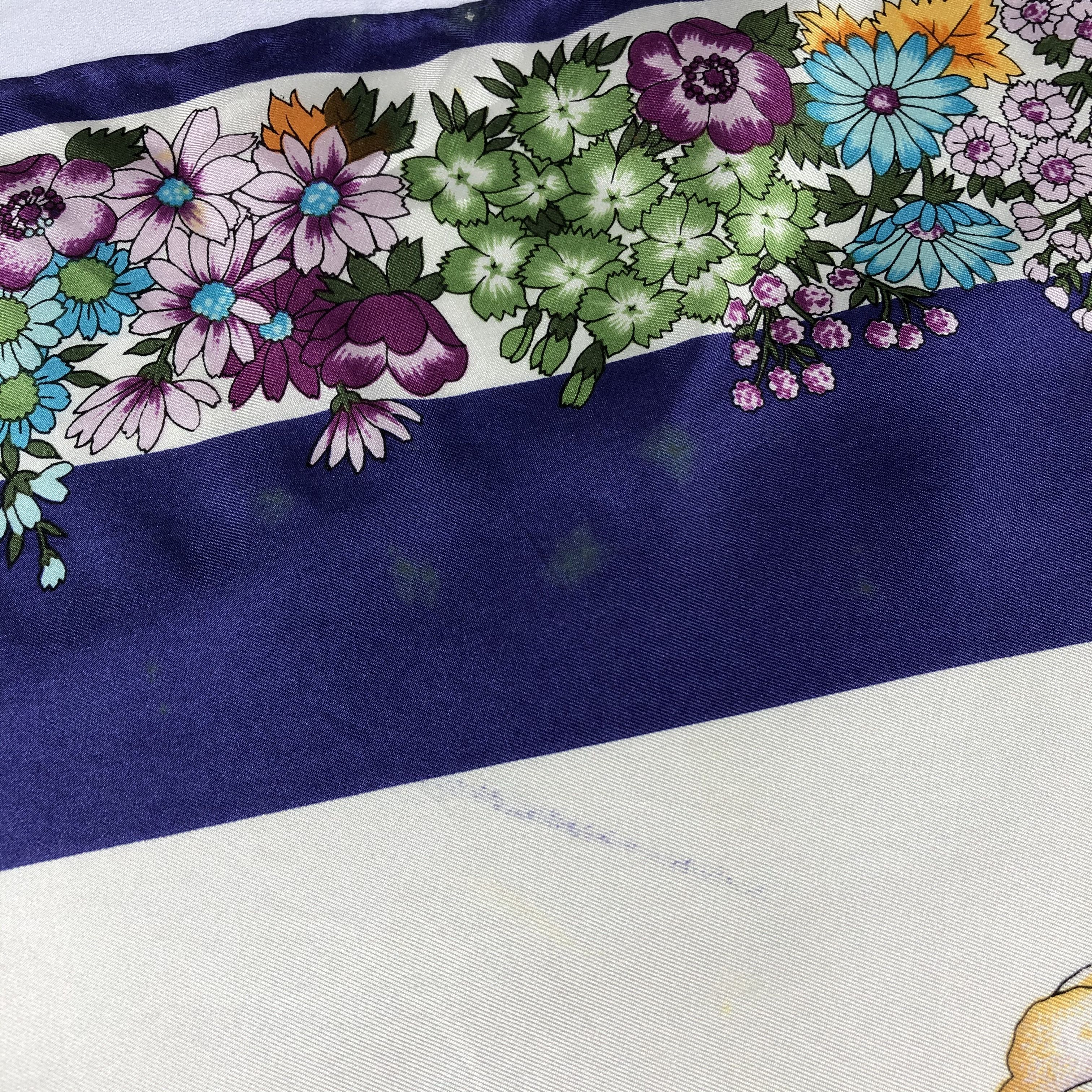 Vintage Vintage Silk Scarf Size ONE SIZE - 8 Thumbnail