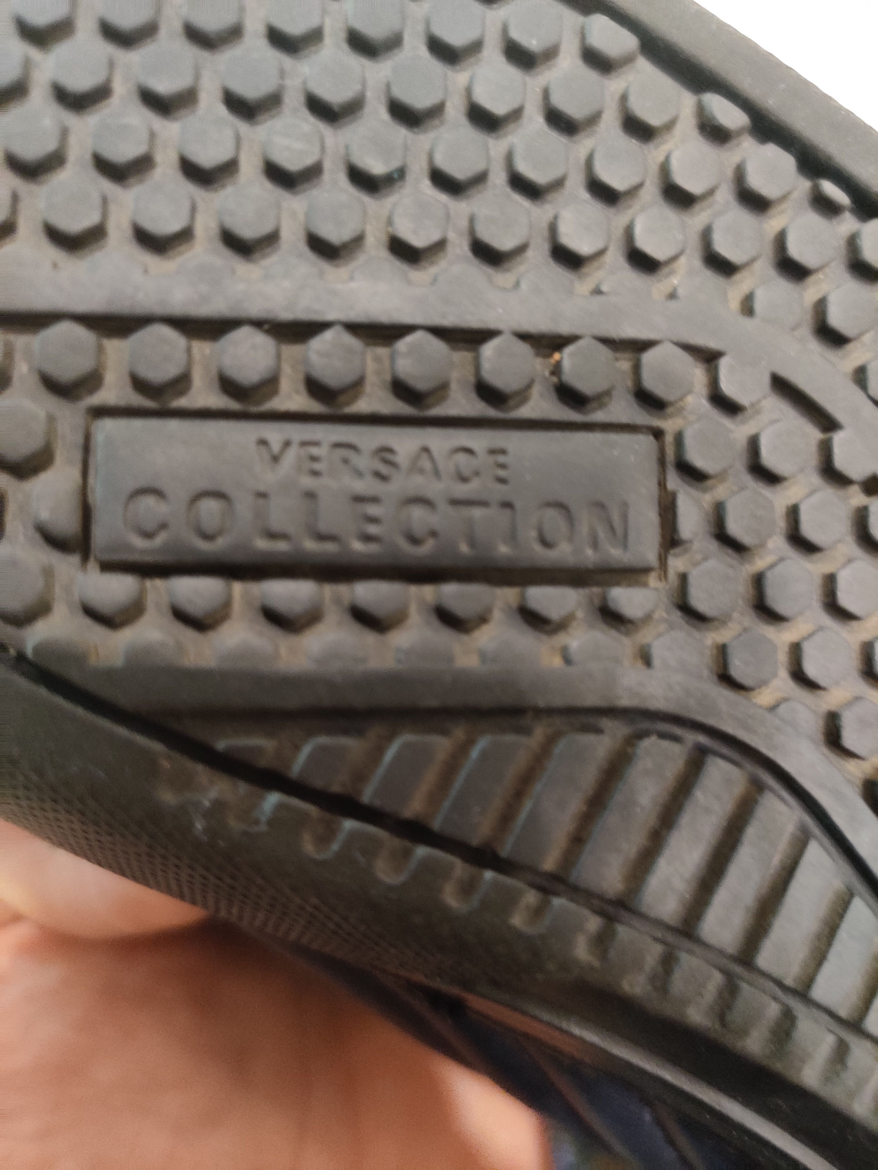 Versace Versace collection sneakers navy leather v900 382 Size US 10 / EU 43 - 13 Thumbnail