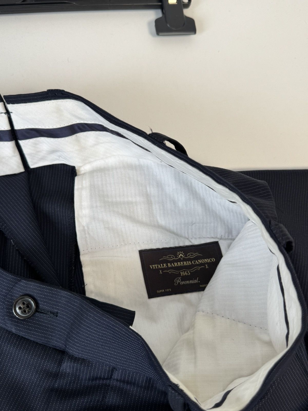 Suitsupply SUITSUPPLY Napoli Breast/Brescia Suit UK 36 Super 110's Wool Size 36R - 24 Thumbnail