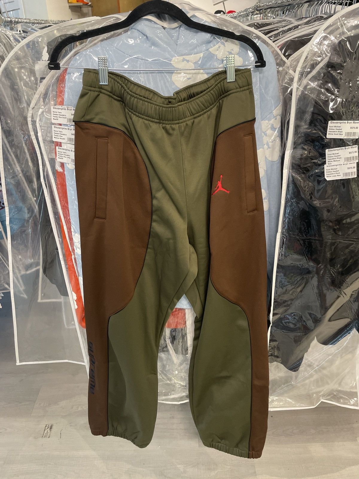 Jordan Brand × Supreme Supreme x Jordan Track Pants Olive Size US 30 / EU 46 - 1 Thumbnail