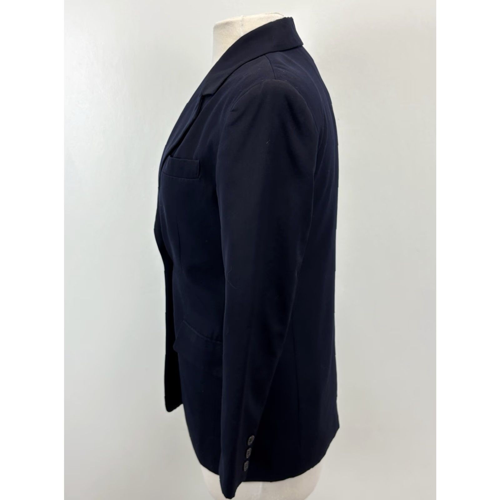 Talbots VINTAGE Talbots Blazer 100% Wool Sz 6P Petite Navy Blue Jacket Women Business Power Boss Classic Preppy Size M / US 6-8 / IT 42-44 - 2 Thumbnail