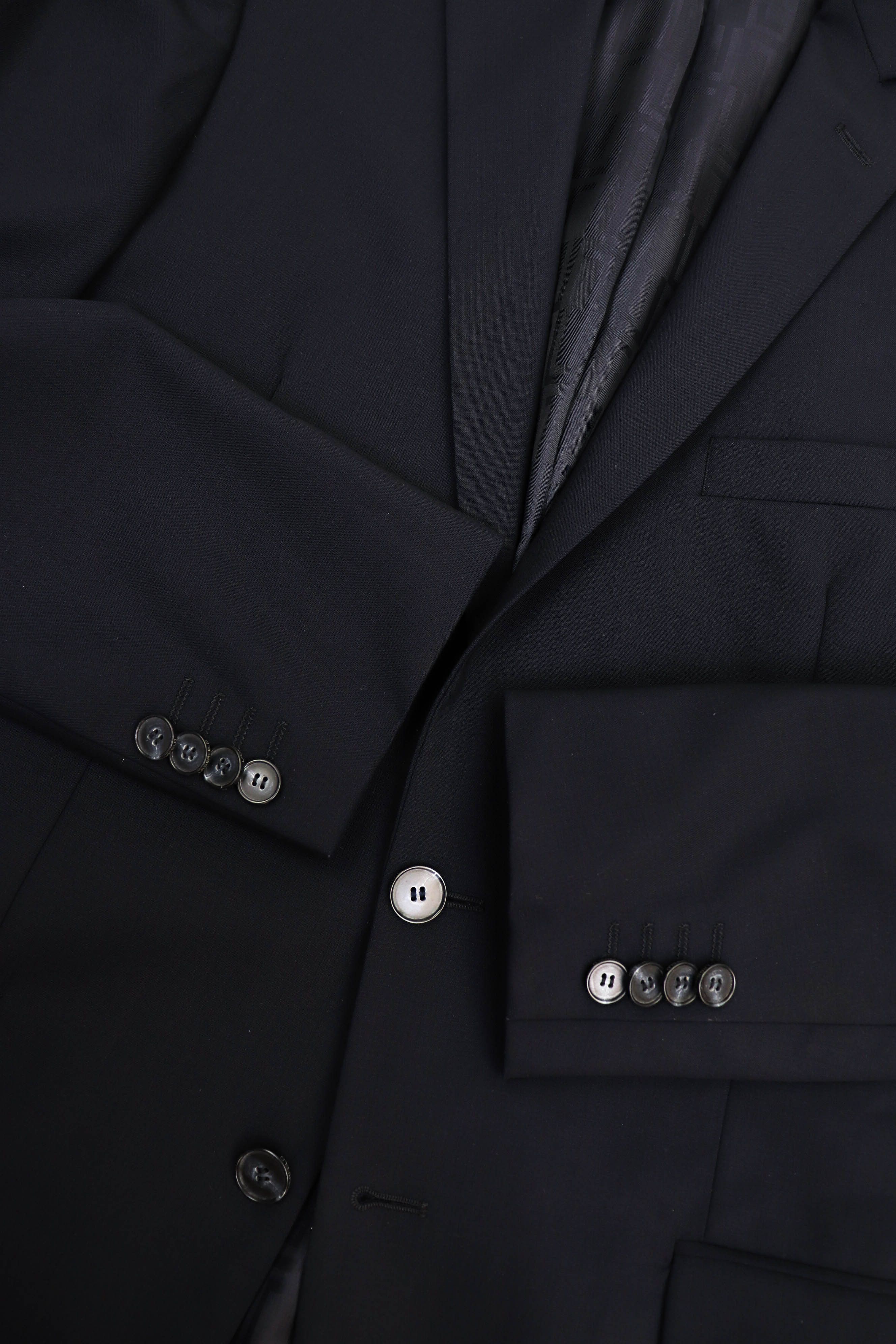 Karl Lagerfeld Lagerfeld Vintage 00s Blue Wool Sport Coat Blazer Jacket Size US M / EU 48-50 / 2 - 8 Thumbnail