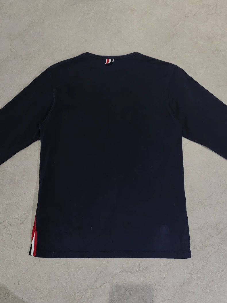 Thom Browne Thom Browne Dark blue round neck long sleeves Size US S / EU 44-46 / 1 - 2 Thumbnail