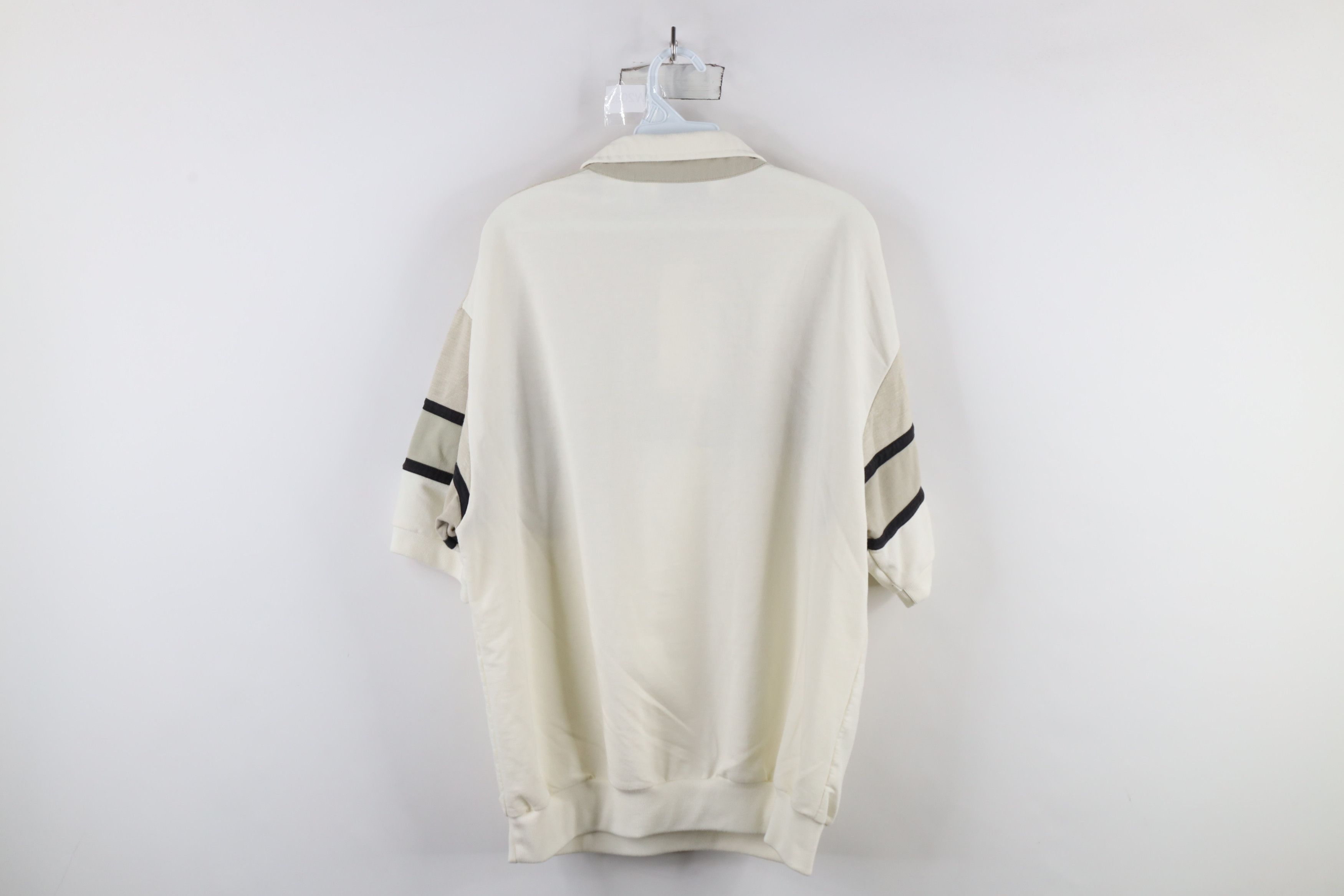Vintage Vintage 90s Streetwear Block Collared Pullover Polo Shirt Size US L / EU 52-54 / 3 - 10 Thumbnail