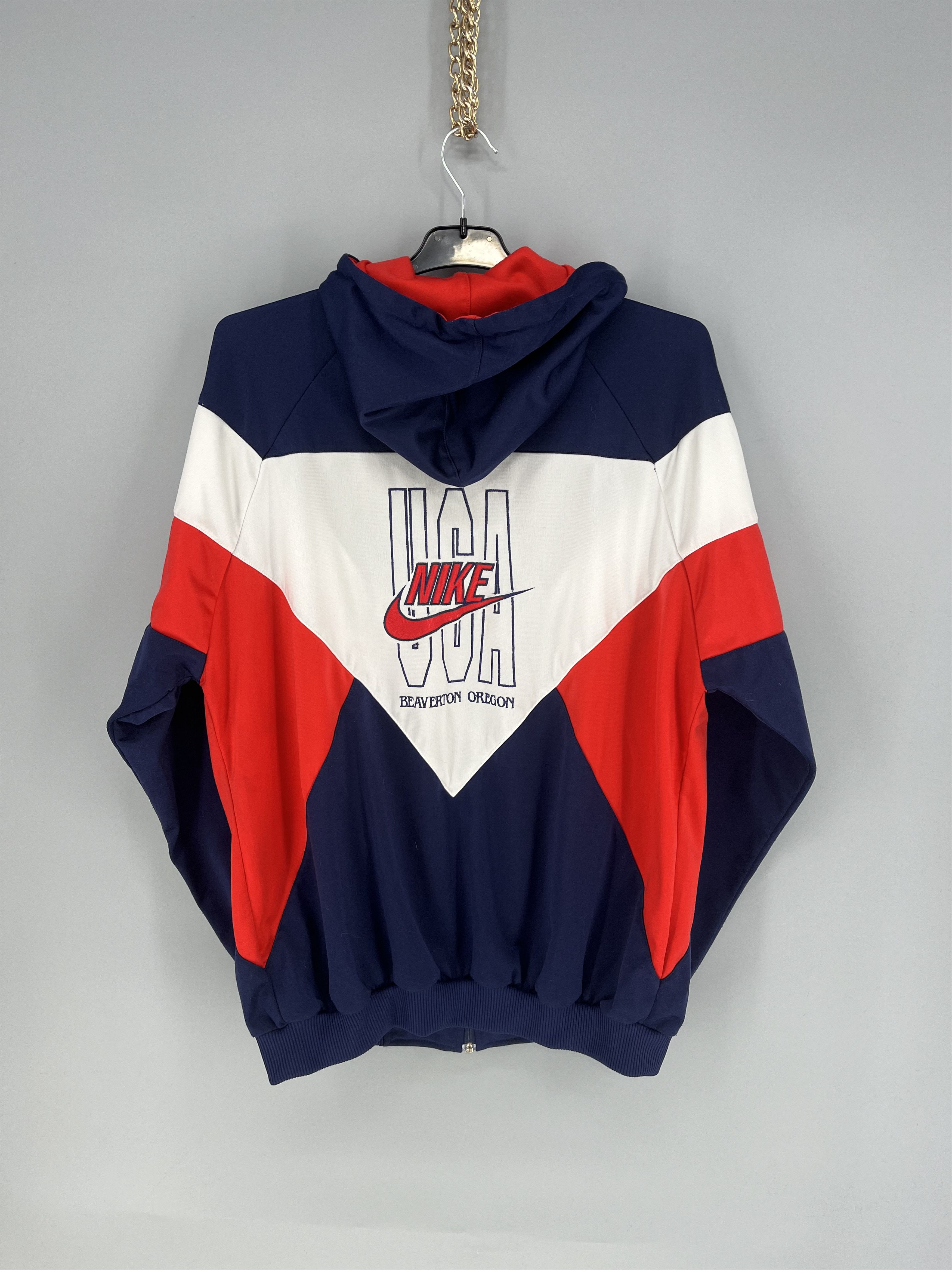Nike Nike Vintage 90s Sweatshirt Zip Swoosh Hype Rare Size US L / EU 52-54 / 3 - 9 Thumbnail
