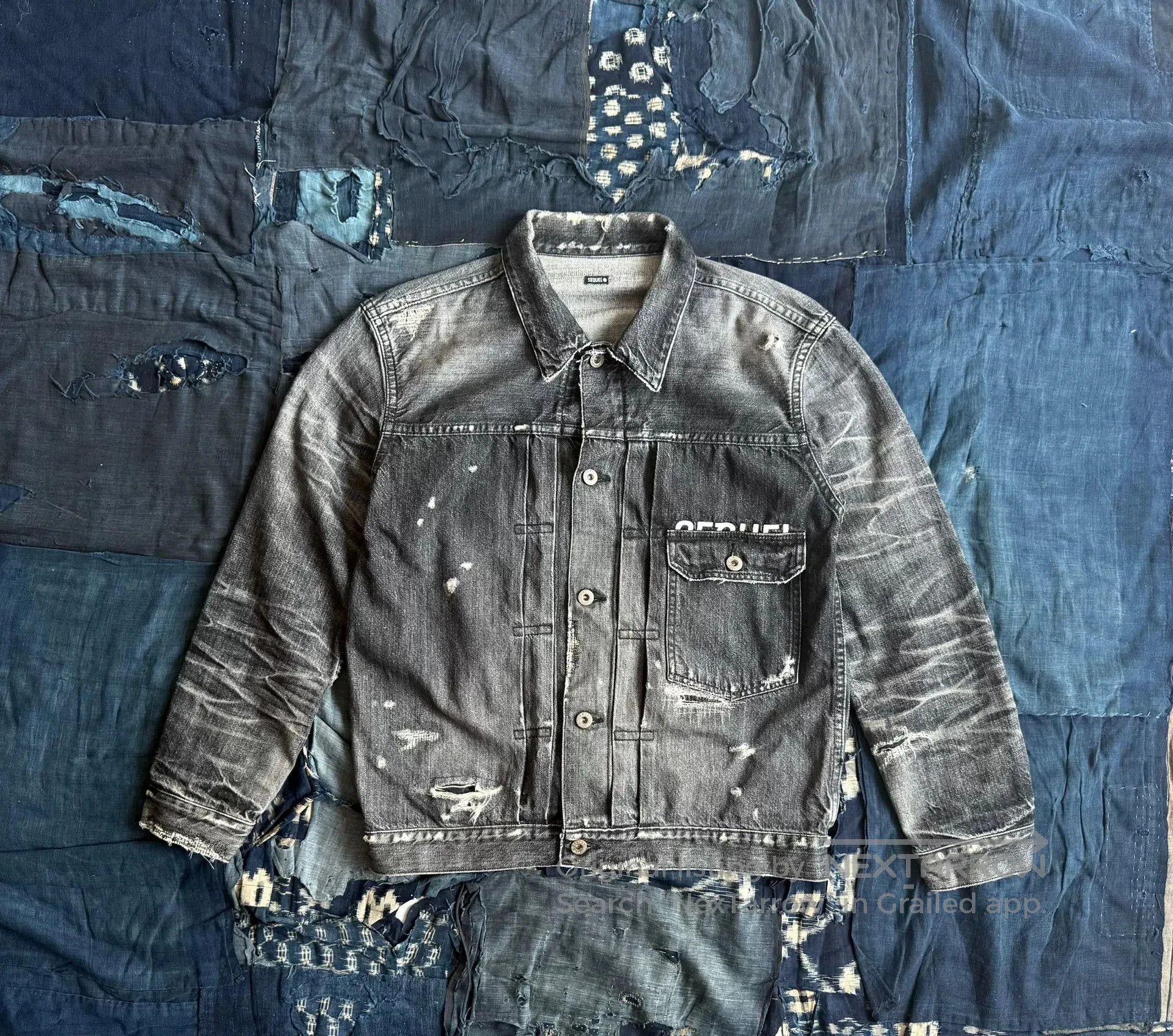 Hiroshi Fujiwara Fragment Sequel Denim Jacket by Hiroshi Fujiwara. Size US M / EU 48-50 / 2 - 1 Thumbnail