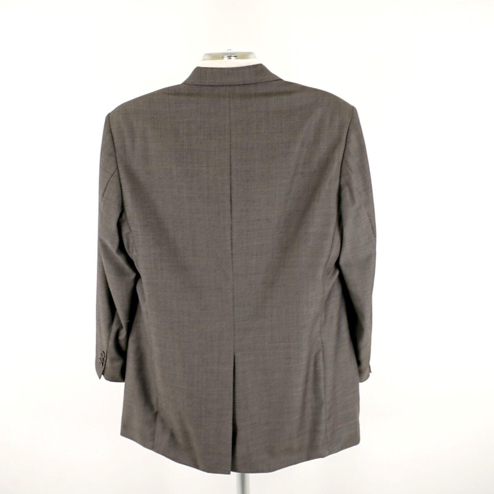 Brooks Brothers Brooks Brothers Gray Wool Sharksking W/ Brown Windowpane 3 B Size 44L - 7 Thumbnail