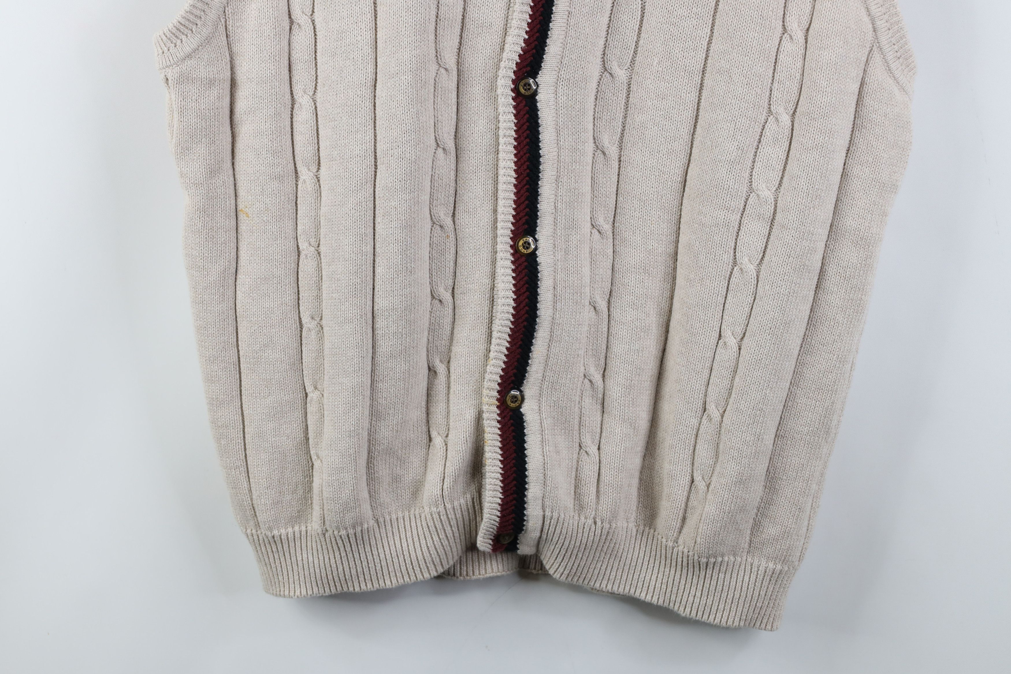 Vintage Vintage 90s Streetwear Knit Cardigan Sweater Vest Golfing Size US XL / EU 56 / 4 - 3 Thumbnail