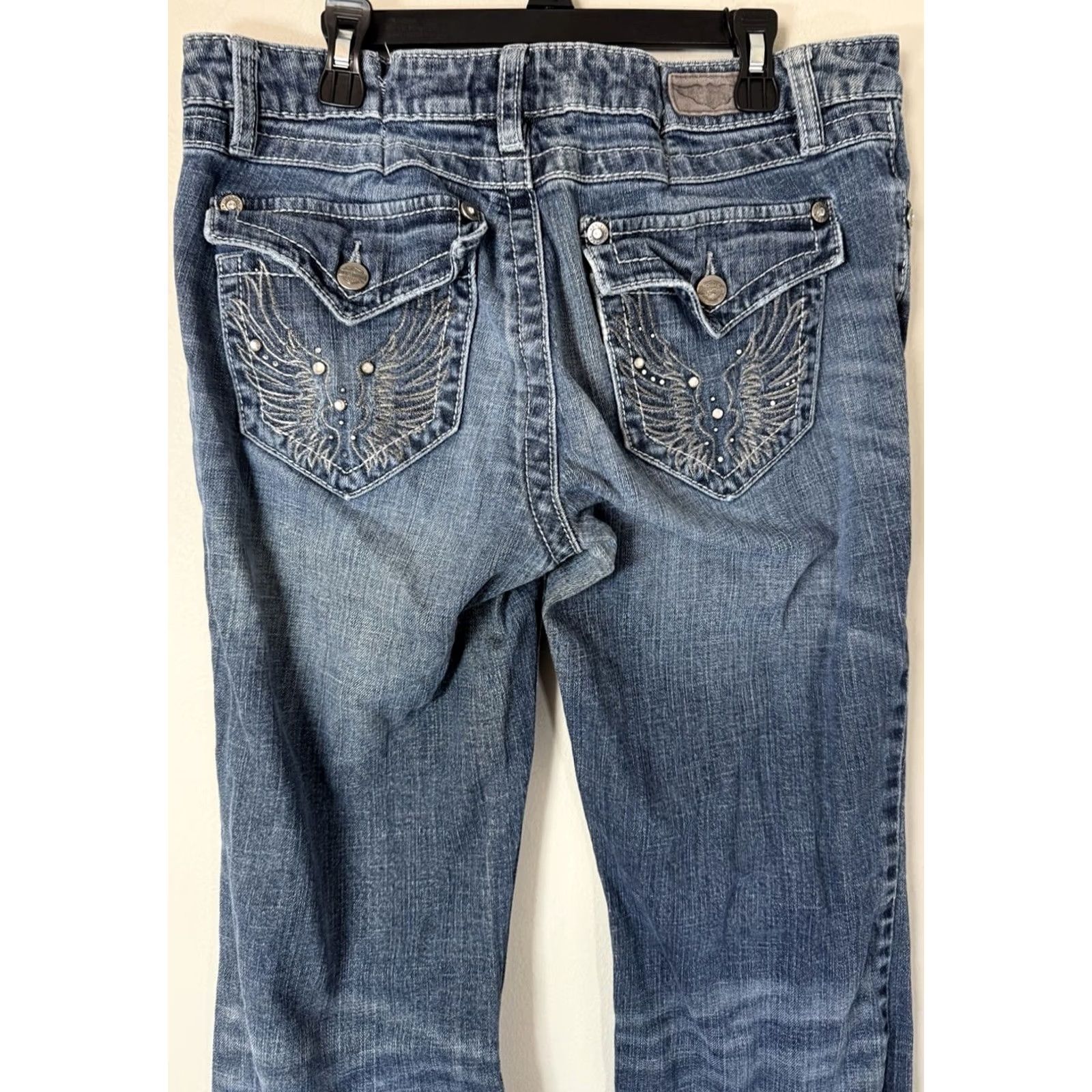 Harley Davidson Harley Davidson Womens Jeans Size 8 Bootcut Denim Biker Motorcycle Stonewashed Size 30" / US 8 / IT 44 - 5 Thumbnail