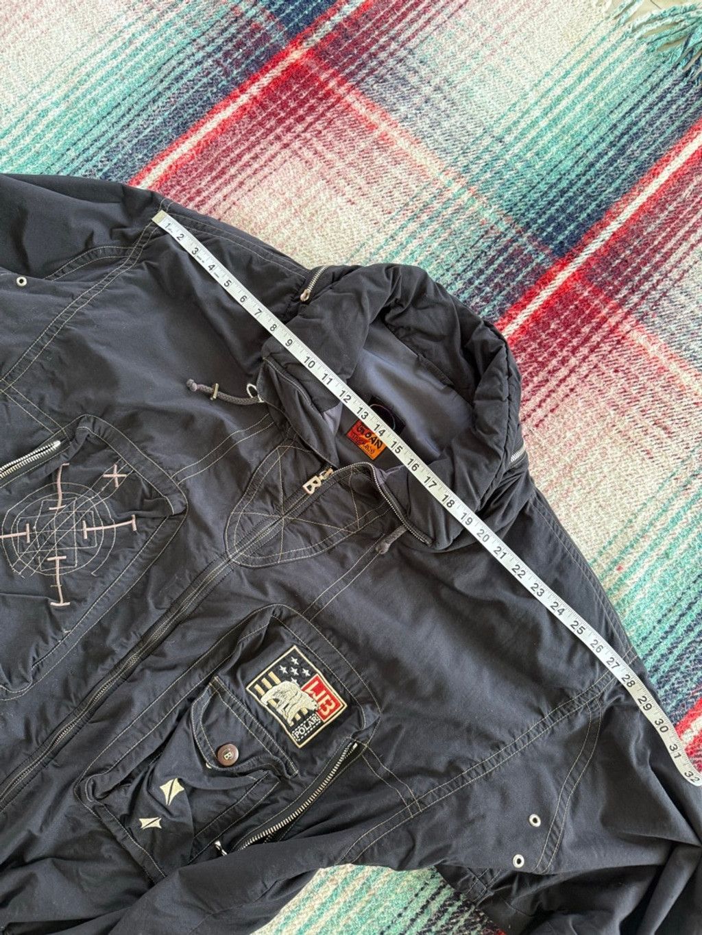 Bogner Vintage Bogner Black Sled Team Jacket L with Embroidery Size US L / EU 52-54 / 3 - 10 Thumbnail
