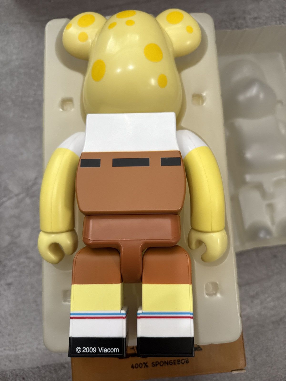 Medicom Toy Spongebob Squarepants 400% Medicom Toy (2009) Be@rbrick Size ONE SIZE - 6 Thumbnail