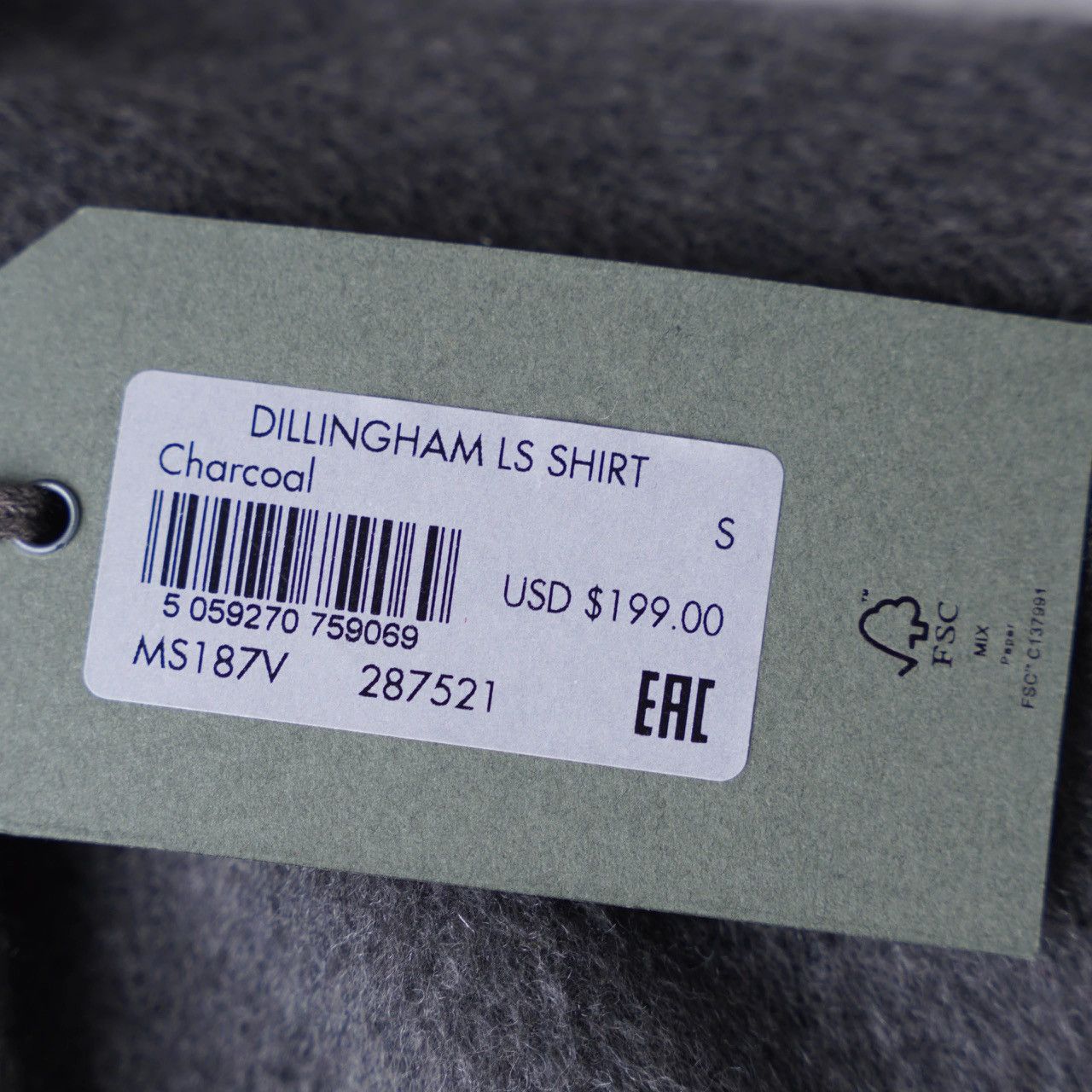Allsaints Dillingham LS Shirt - Sz XS S M L XL 2XL Size US S / EU 44-46 / 1 - 14 Thumbnail