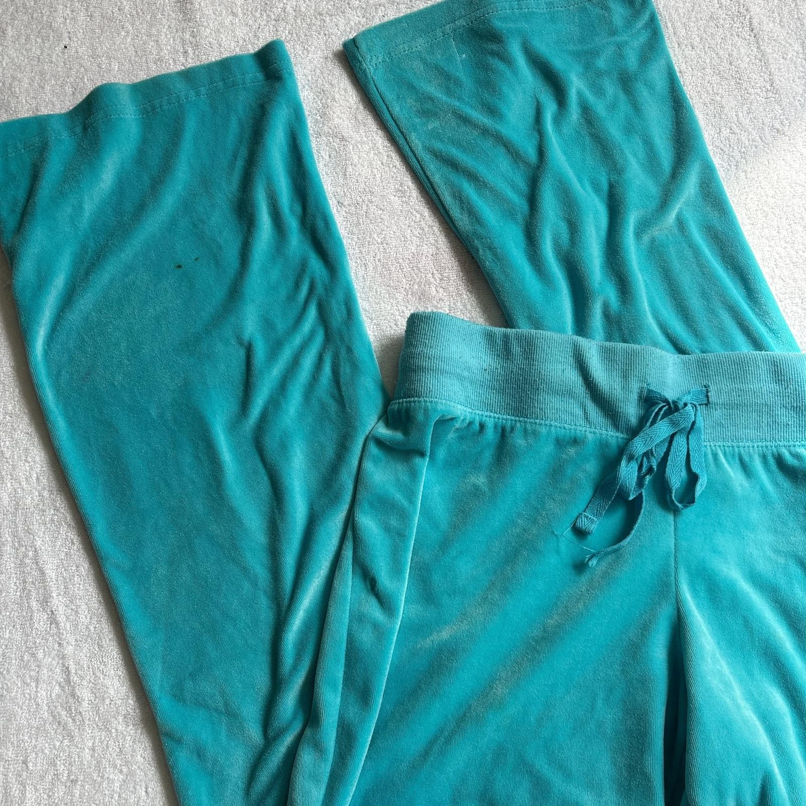 Other y2k velour blue peace track pants Size 36" / US 14 / IT 50 - 3 Thumbnail