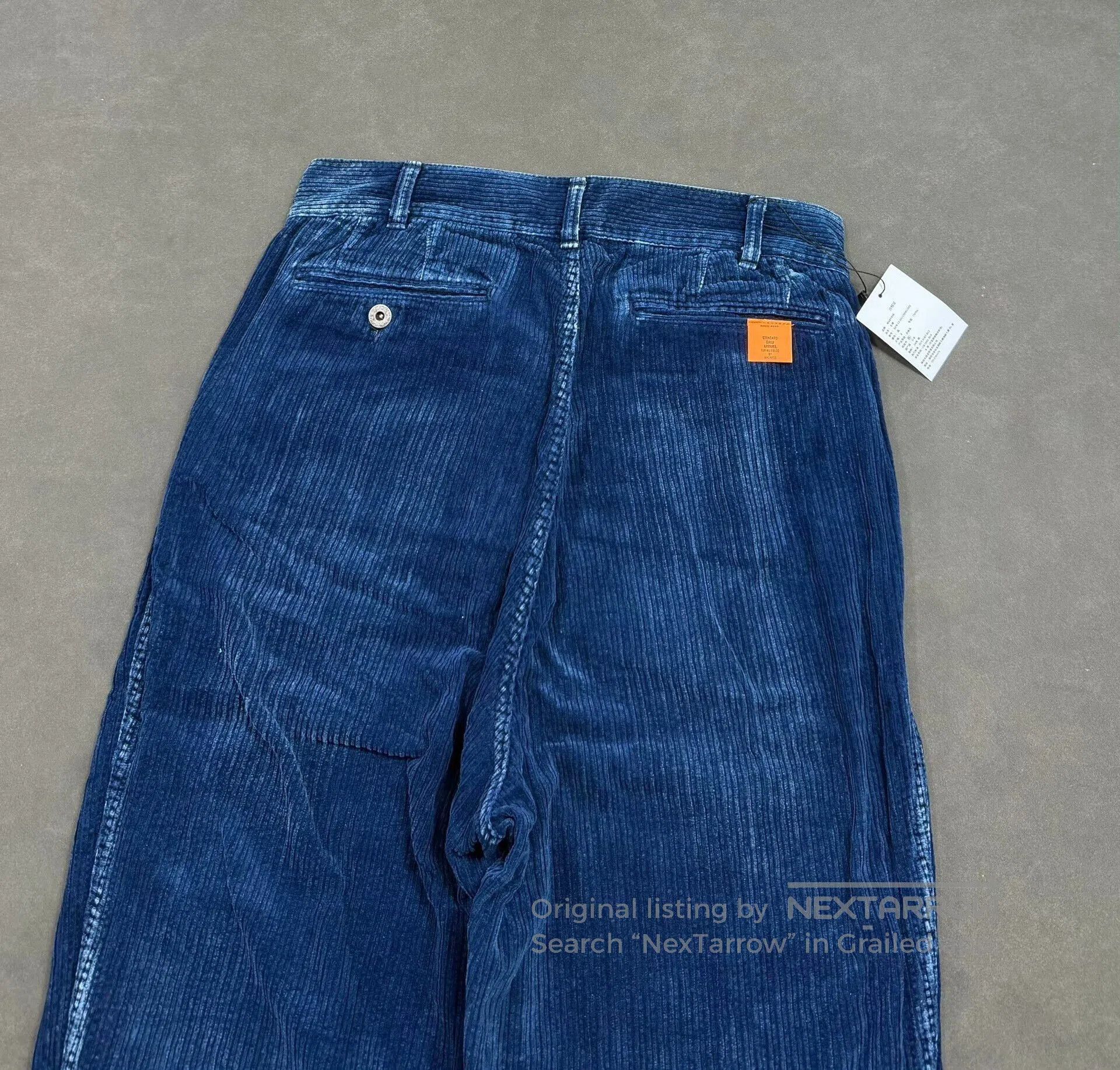 Madness madness kendogi corduroy pants blue dyed. Size US 40 / EU 56 - 4 Thumbnail