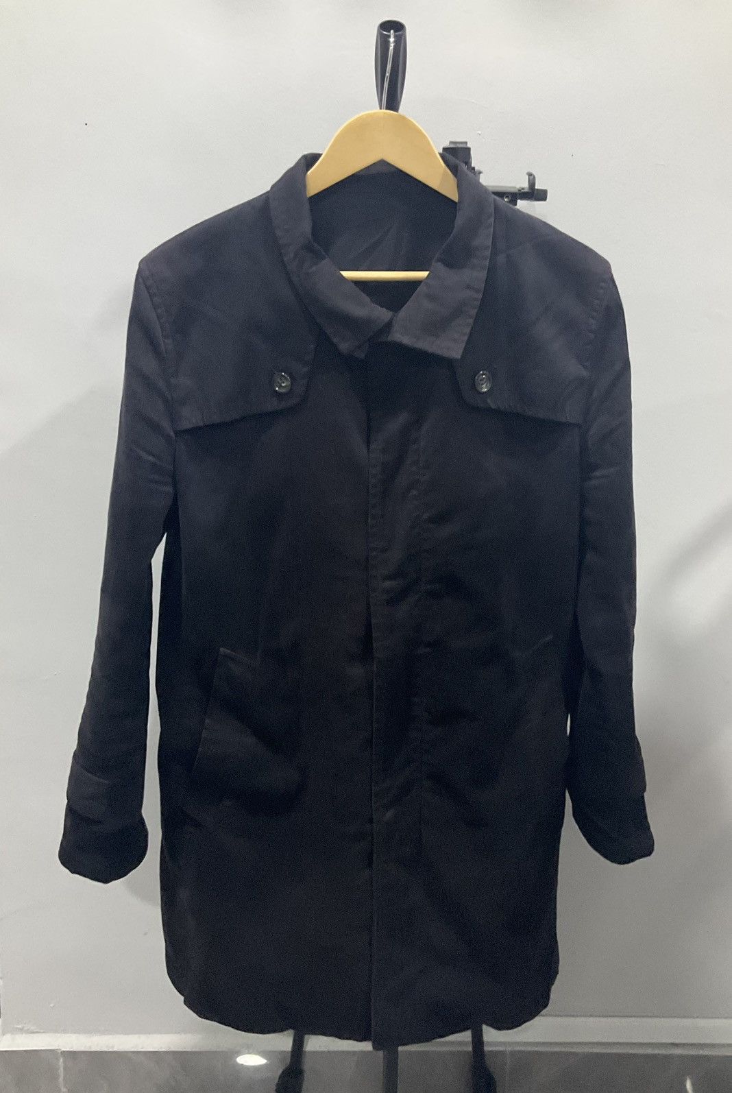 Other Comme Ca Ism sweat leather long coat Size US M / EU 48-50 / 2 - 5 Thumbnail