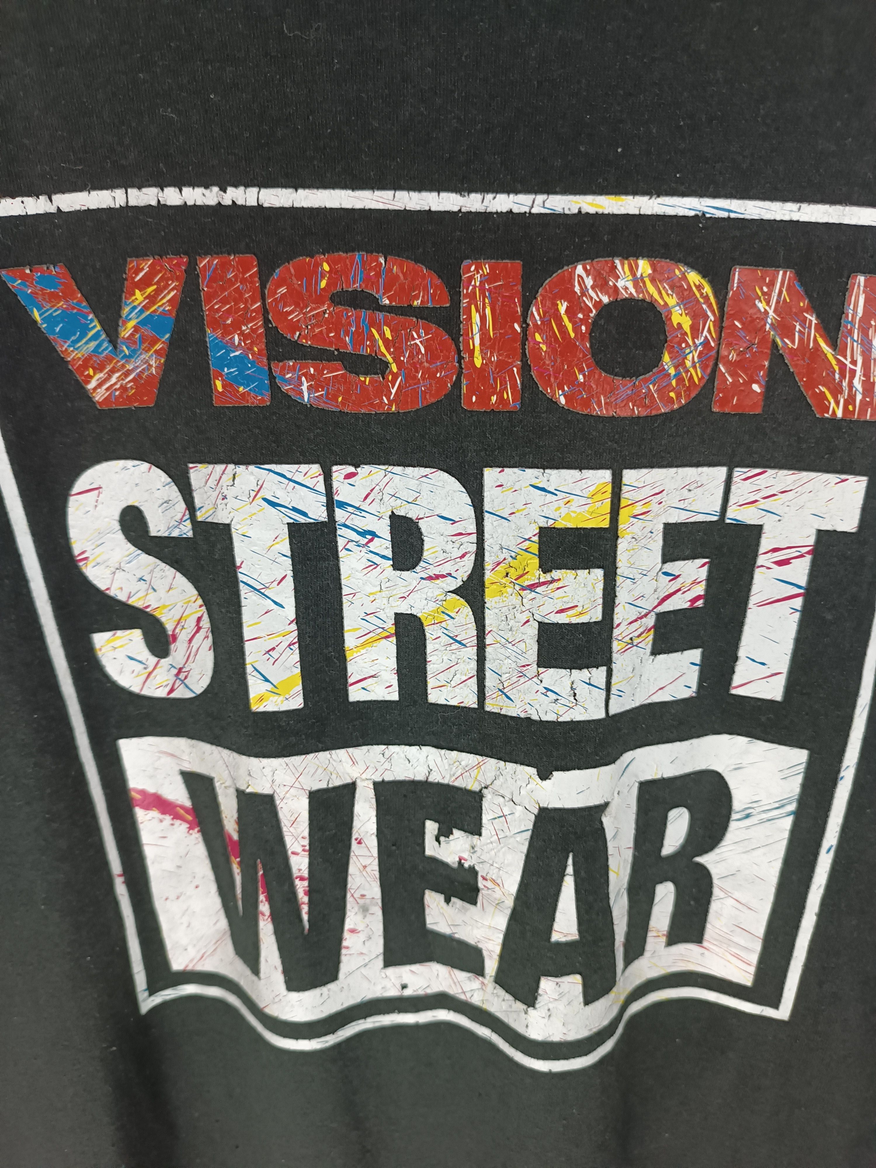 Vintage VINTAGE VISION STREETWEAR SKATEBOARDING SURFING TEE Size US L / EU 52-54 / 3 - 9 Thumbnail