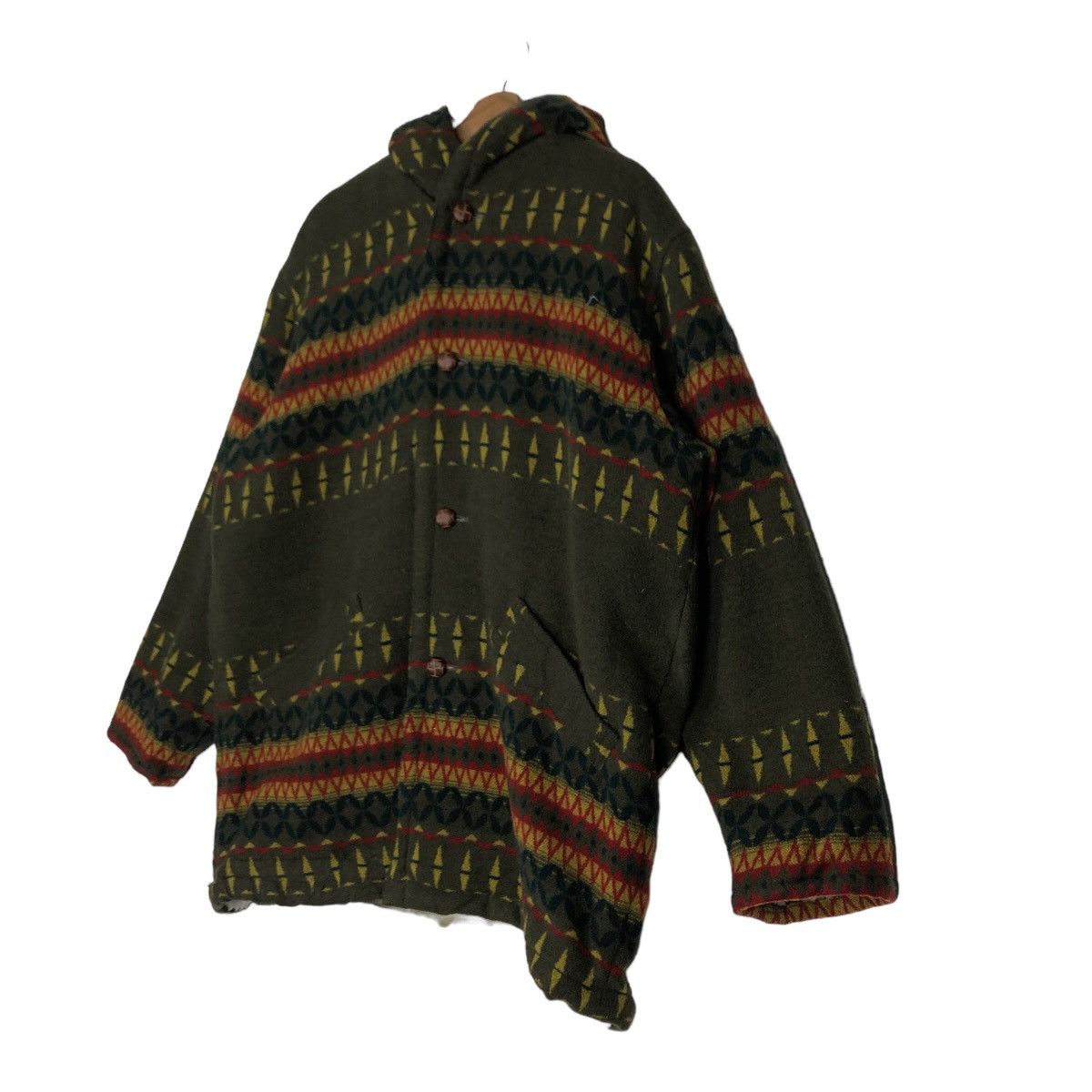 Japanese Brand 🔥90’s Vintage Wool Jacket Navajo Aztec Design Horse Power Size US L / EU 52-54 / 3 - 2 Thumbnail