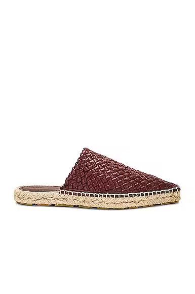 Bottega Veneta o1loc1c0824 Open Back Espadrille in Merlot Size US 8 / IT 38 - 1 Thumbnail