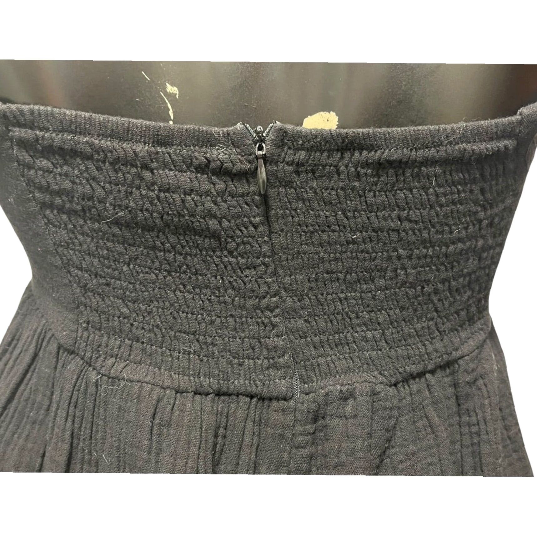 PRINCESS POLLY VINTAGE? Actually not vintage. Princess Polly Romper One-Piece Women Black Size 12 100% Cotton Off Shoulder Size 34" / US 12 / IT 48 - 4 Thumbnail