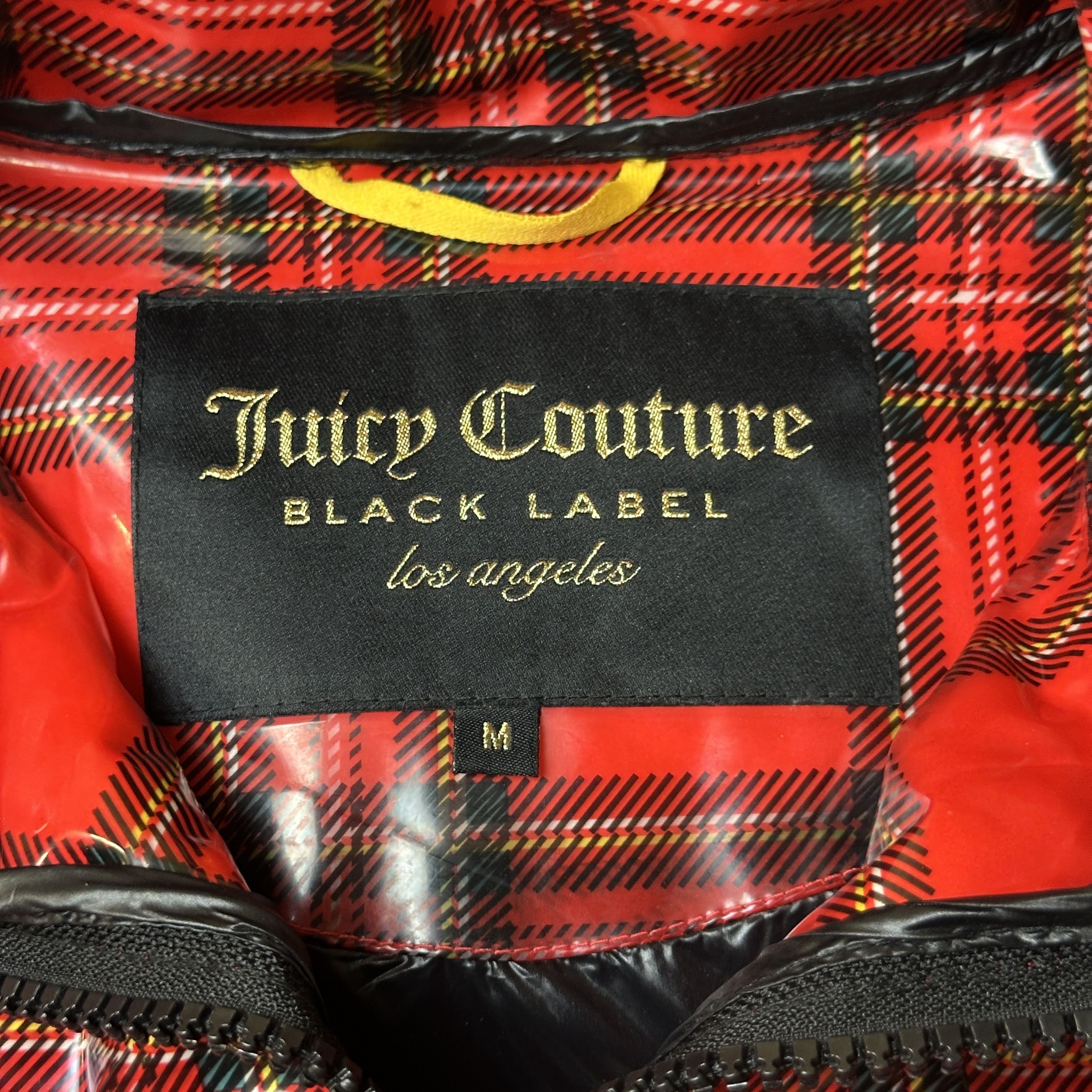 Juicy Couture Vintage Juicy Couture Red Plaid Puffer Jacket Size M Size M / US 6-8 / IT 42-44 - 3 Thumbnail