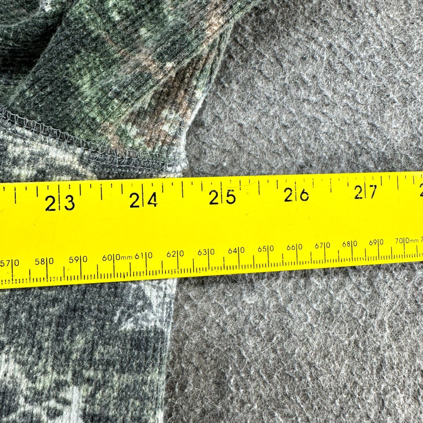 Vintage Mossy Oak Shirt Mens XL Camouflage Long Sleeve Henley Thermal Waffle Cotton Outdoor Knit T-Shirt Size US XL / EU 56 / 4 - 7 Thumbnail