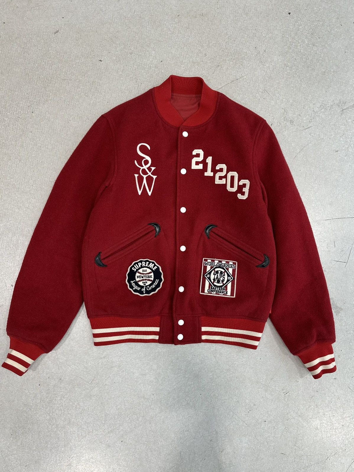 Supreme × Wtaps Supreme x WTAPS Award Jacket Size US L / EU 52-54 / 3 - 1 Thumbnail