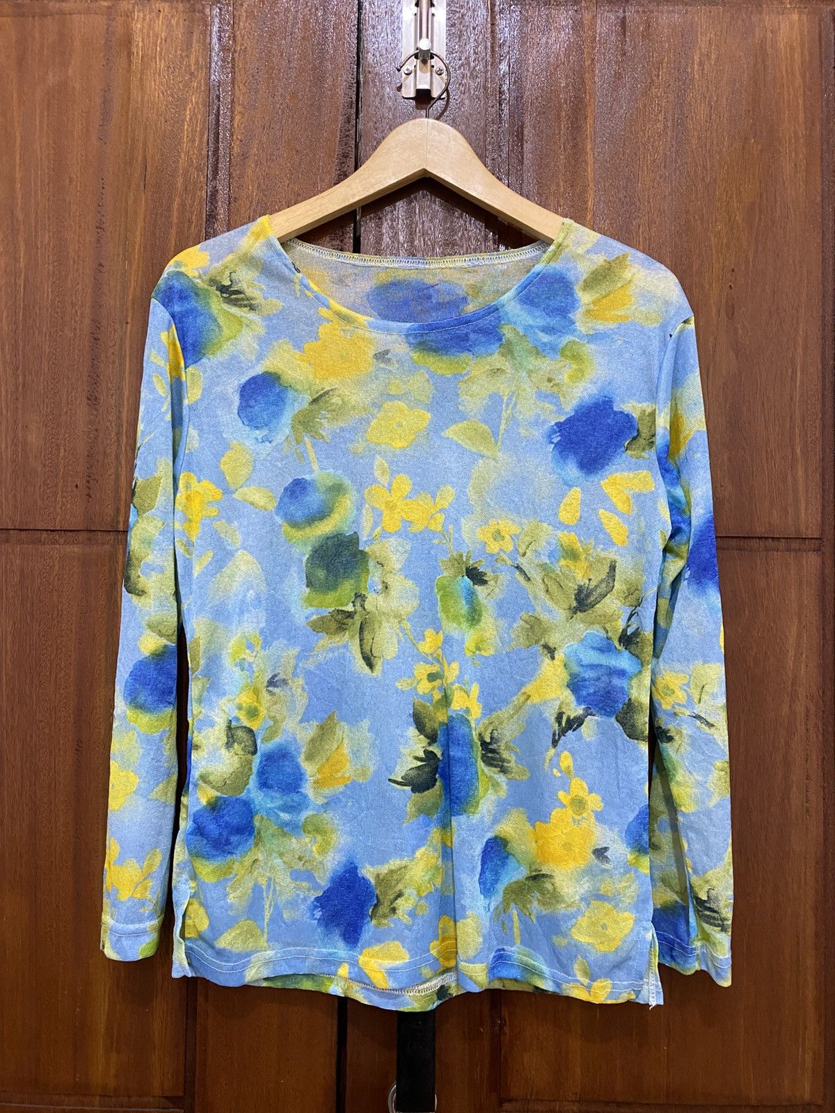 Issey Miyake Meshtop Japanese Flower Avantgarde Summer Isseymiyake Yohji Size US M / EU 48-50 / 2 - 1 Thumbnail