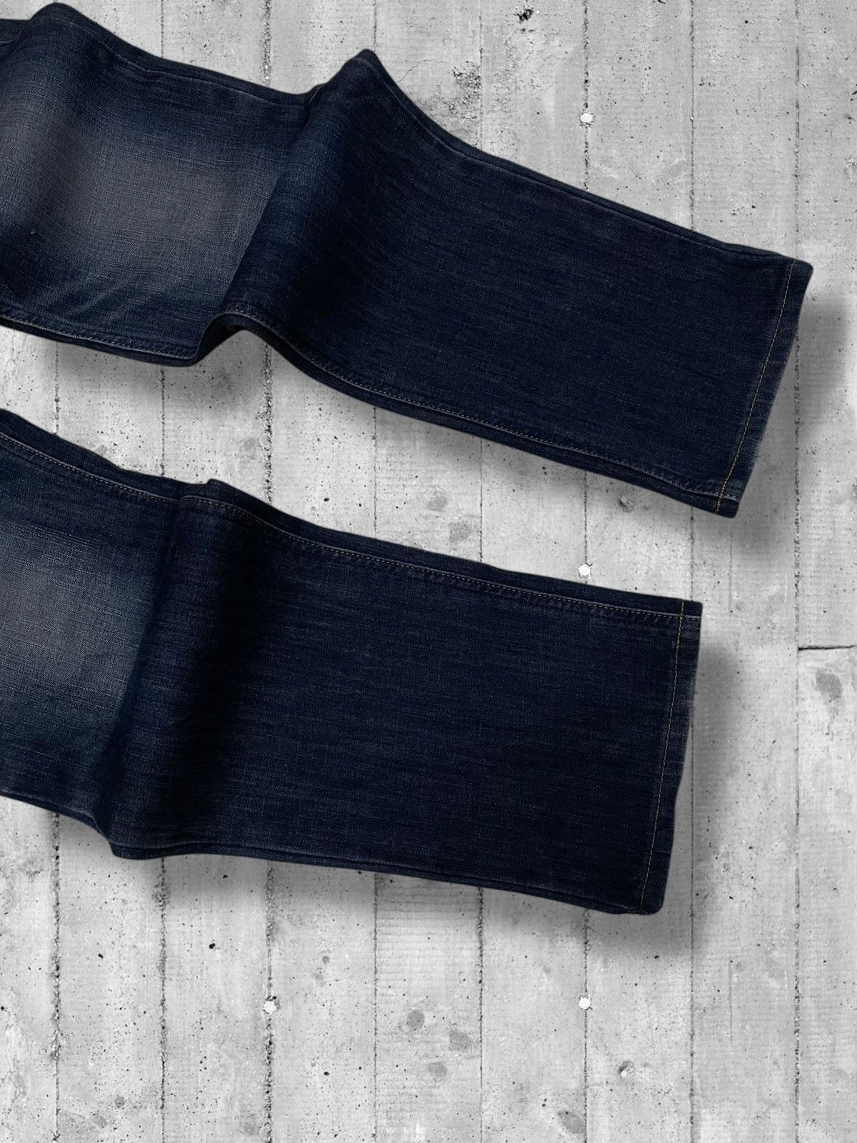 Vintage 1990s Japan Designer Edwin 403 Blue Denim Streetwear