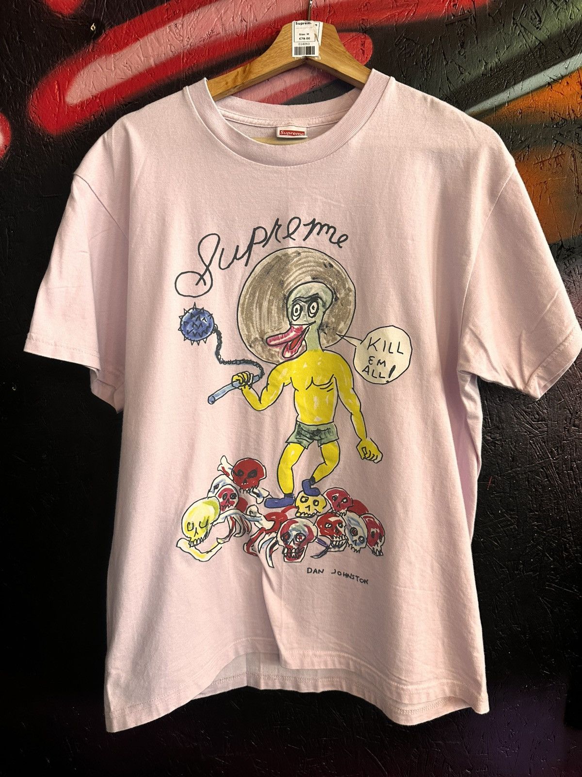 Supreme Supreme Daniel Johnston Kill Em All T light pink Size US M / EU 48-50 / 2 - 1 Thumbnail