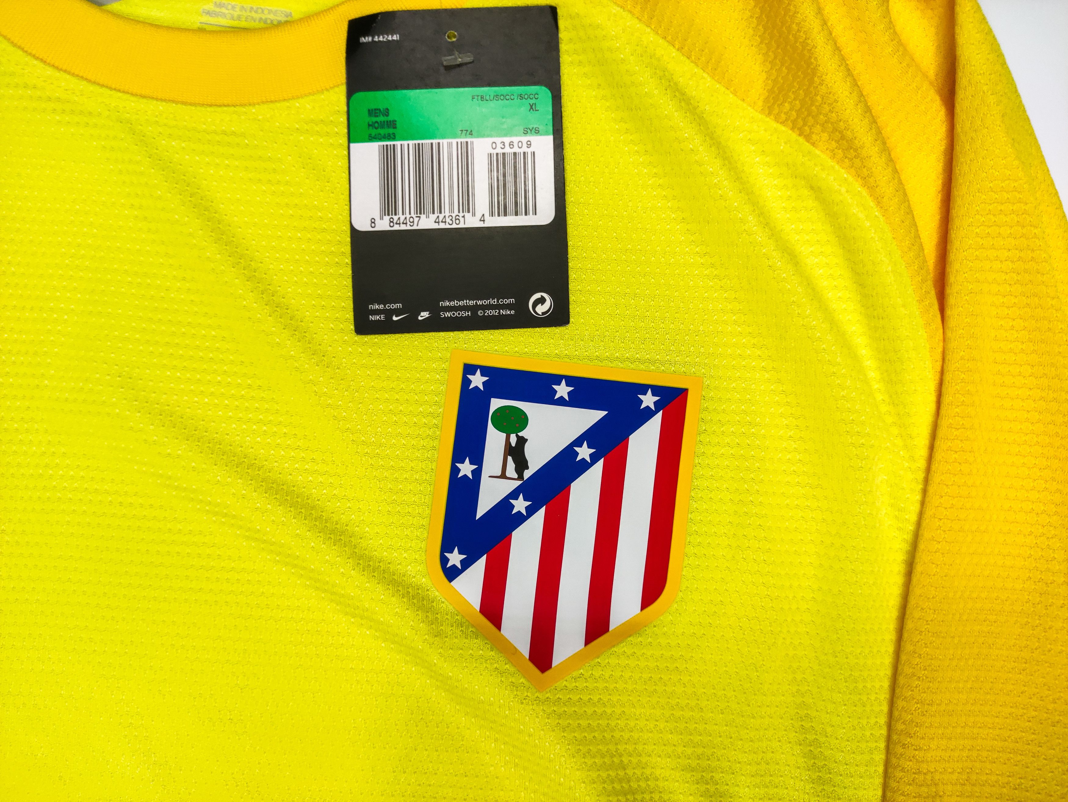 Nike BNWT Authentic Atletico Madrid Nike 2013 2014 Goalkeeper Kit Size US XL / EU 56 / 4 - 9 Thumbnail
