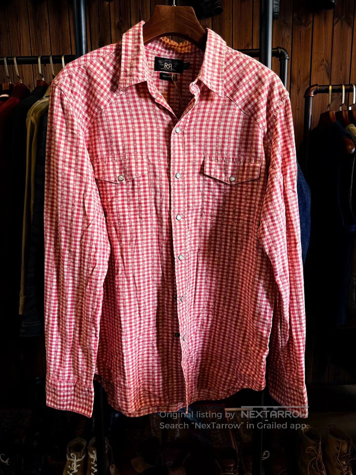 RRL Ralph Lauren RRL Red Label Plaid Shirt. Size US L / EU 52-54 / 3 - 1 Thumbnail