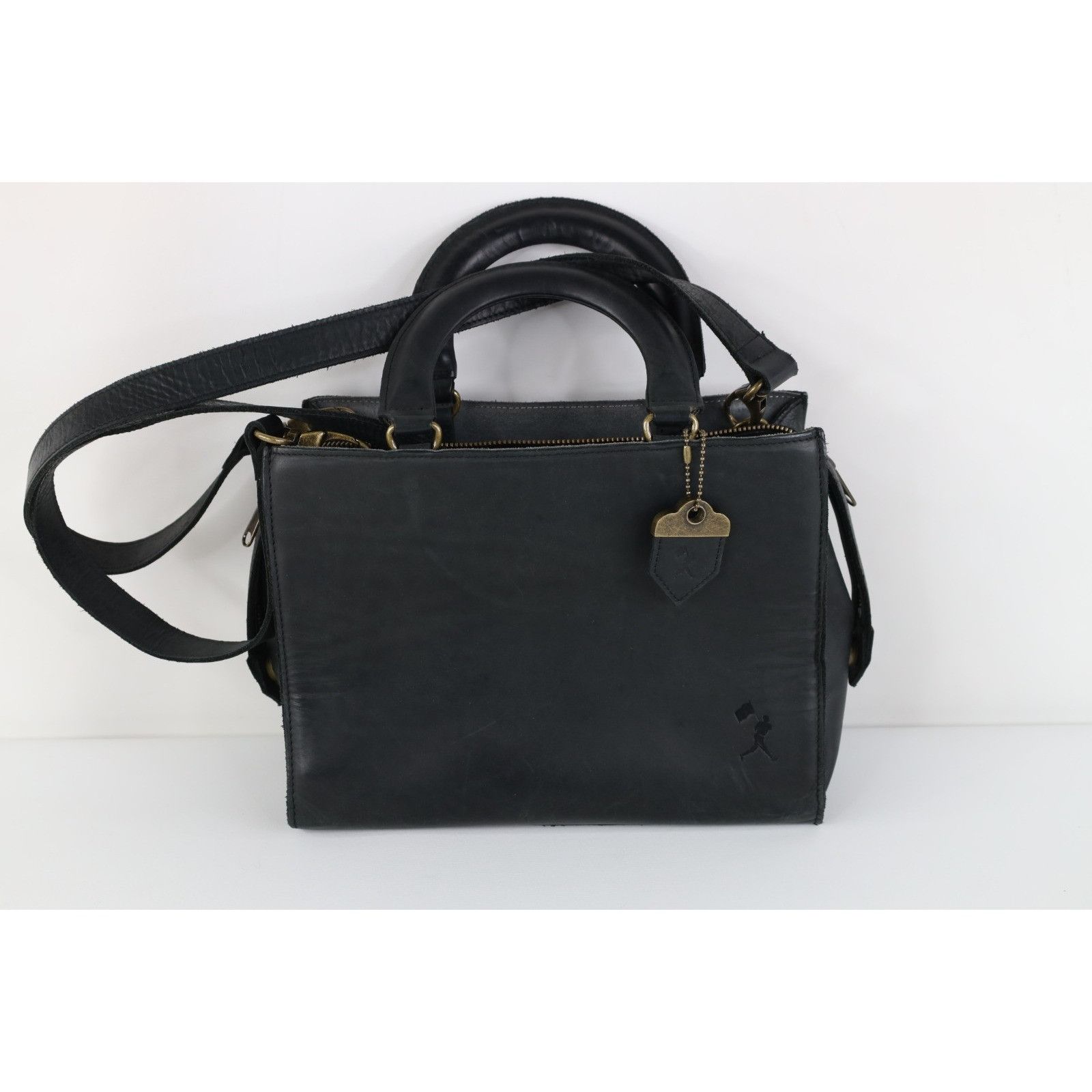 Vintage Baseballism Glove Leather Handled Game Day Purse Bag Black Size ONE SIZE - 1 Thumbnail