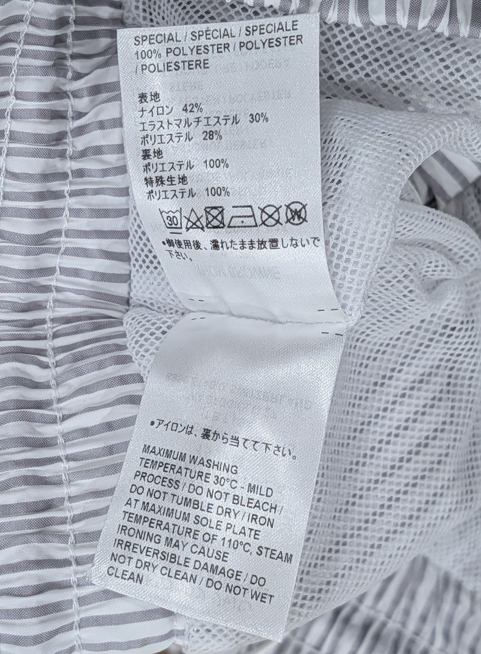 Thom Browne THOM BROWNE Lobster Seersucker Swim Shorts Grey 0 - XS Size US 28 / EU 44 - 9 Thumbnail
