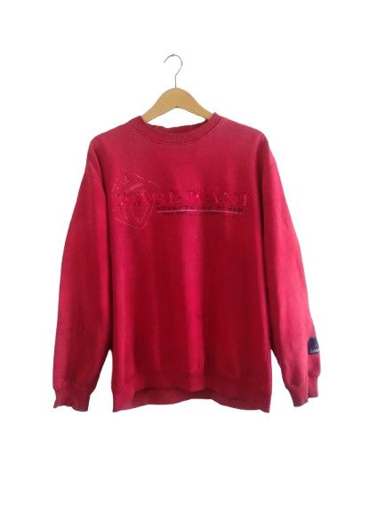 Karl Kani Karl Kani Vintage 90s Embroidery Sweater Streetwear Red Size US L / EU 52-54 / 3 - 1 Thumbnail