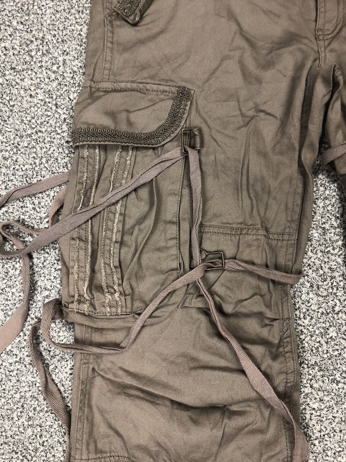Japanese Brand Vintage Crazy Dack Dive Bondage Cargopants Size 30" / US 8 / IT 44 - 11 Thumbnail