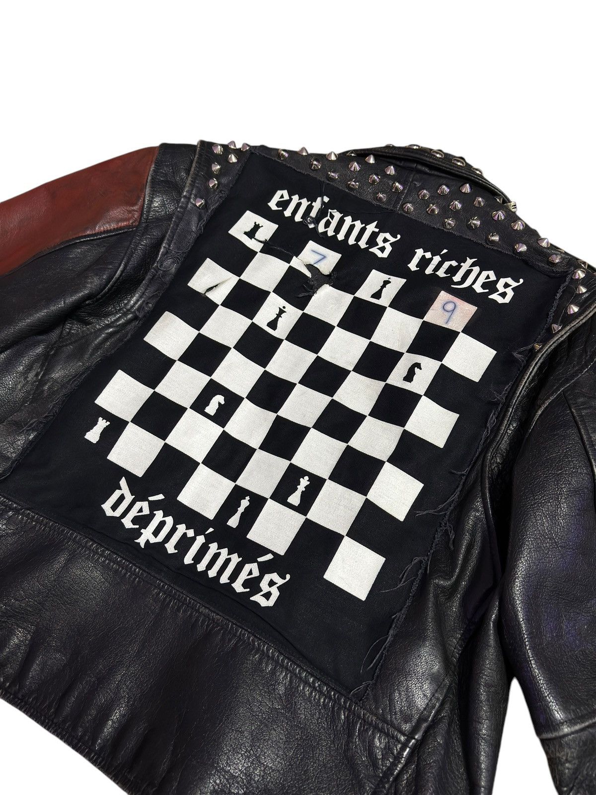 Enfants Riches Deprimes ERD 1/1 “Romeo Void” Hand Painted Leather Jacket Size US XL / EU 56 / 4 - 7 Thumbnail