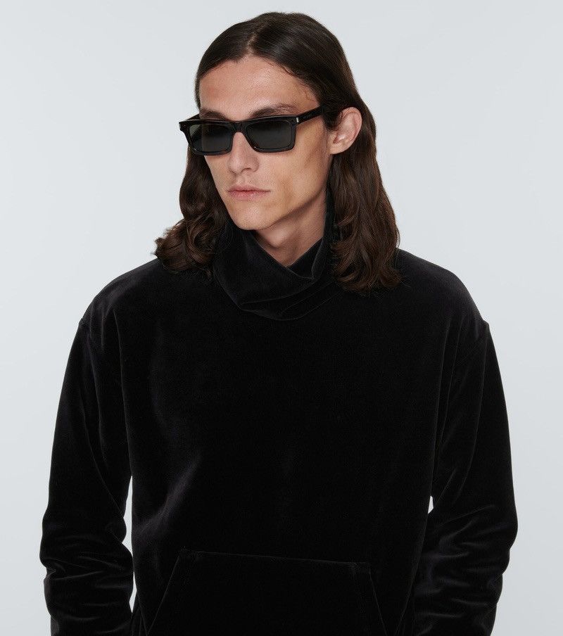Saint Laurent Paris Velvet turtleneck sweatshirt Size US XXL / EU 58 / 5 - 10 Thumbnail