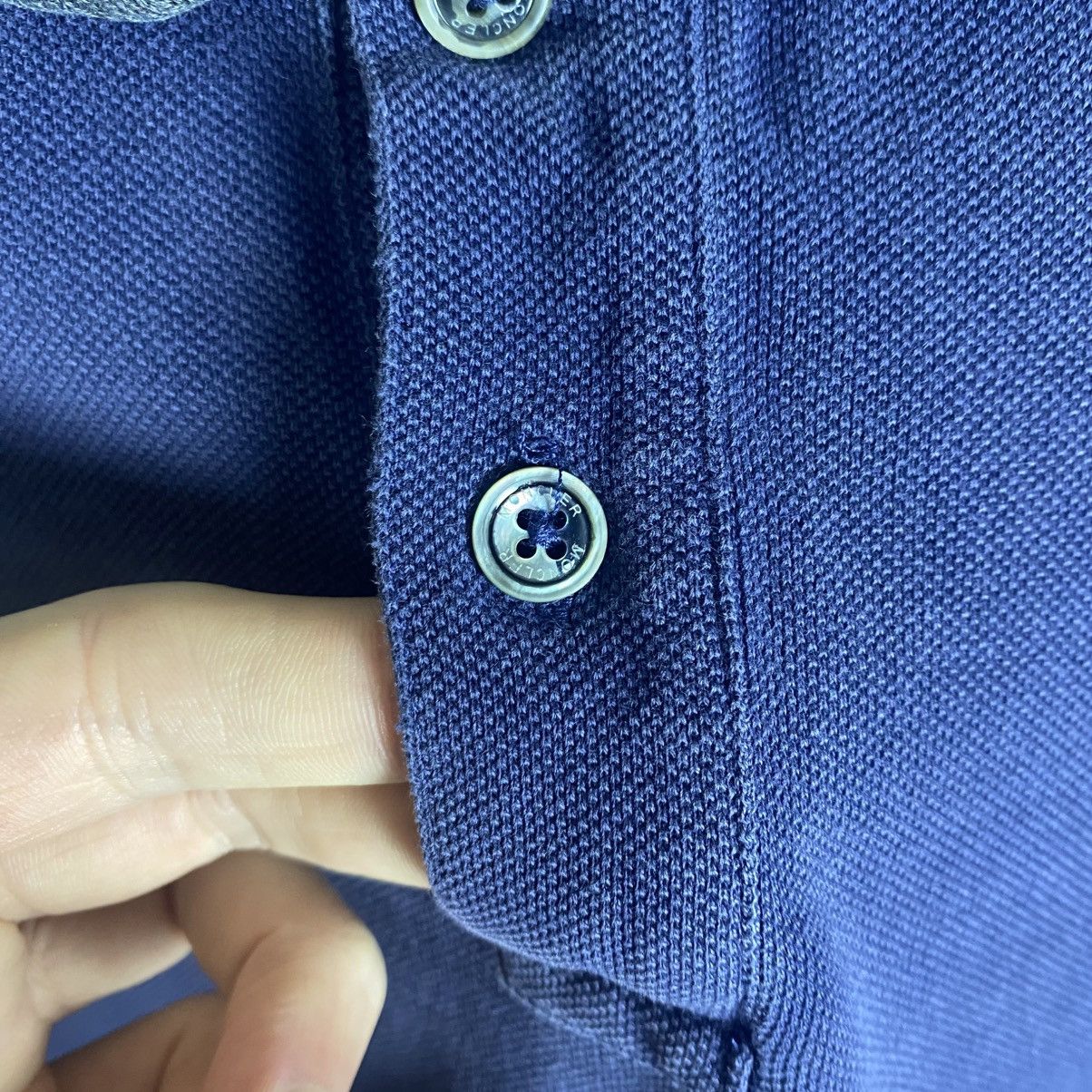 Moncler Polo Moncler Shirt Blue Luxury Size US XXL / EU 58 / 5 - 7 Thumbnail