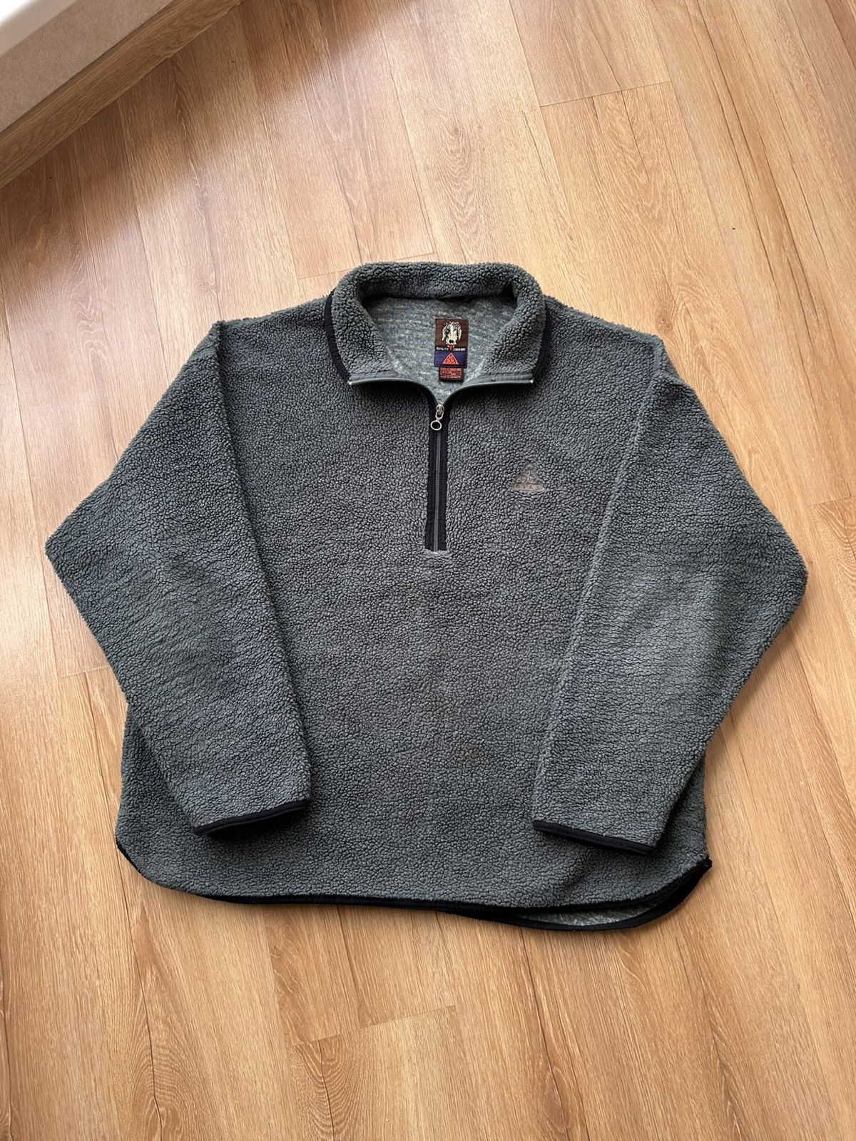 Nike ACG Vintage Nike ACG Deep Pile 1/4 Zip Fleece Size US XXL / EU 58 / 5 - 1 Thumbnail