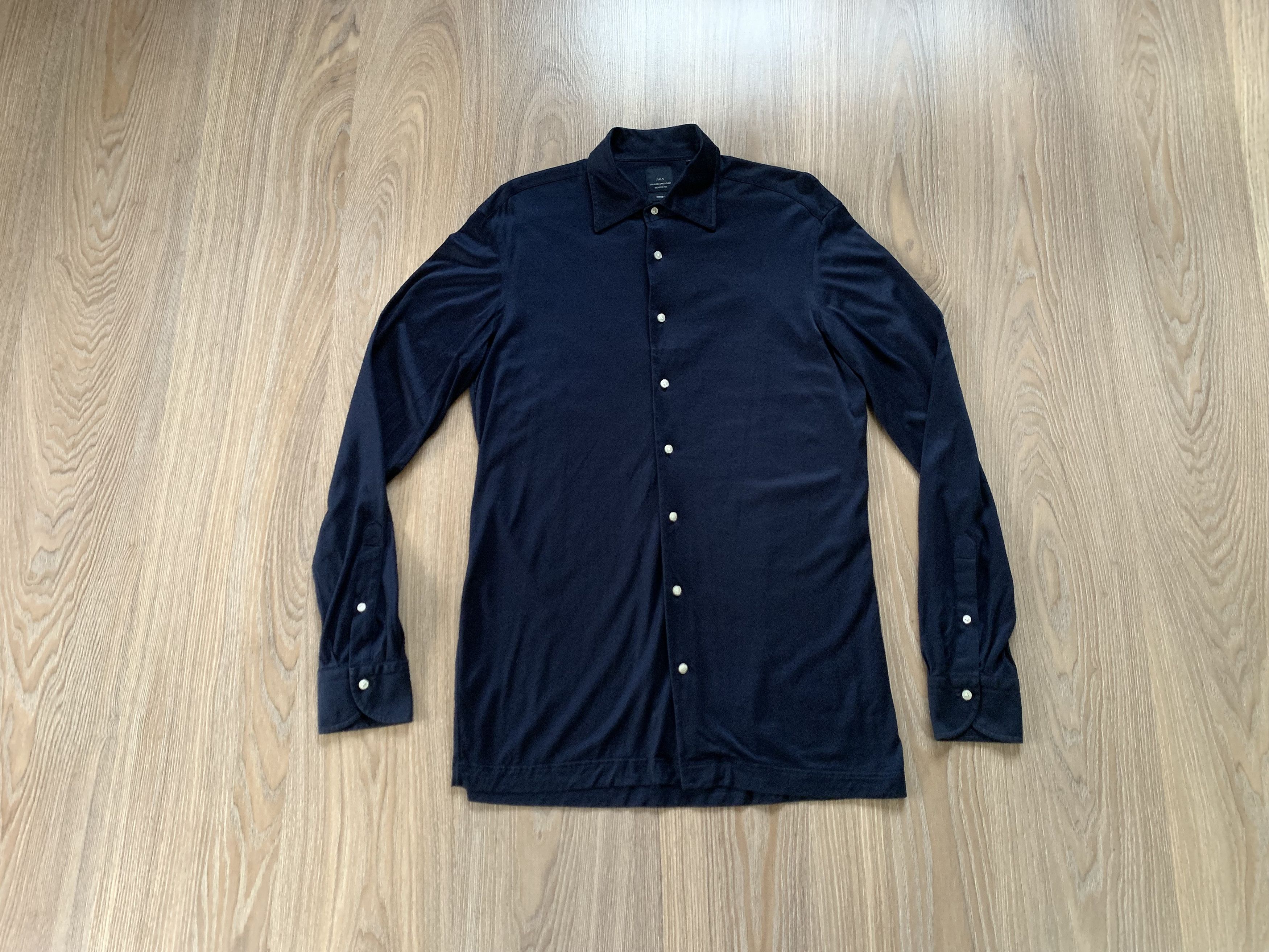 Other Eduard Dressler Blue Cotton Shirt Size US S / EU 44-46 / 1 - 1 Thumbnail
