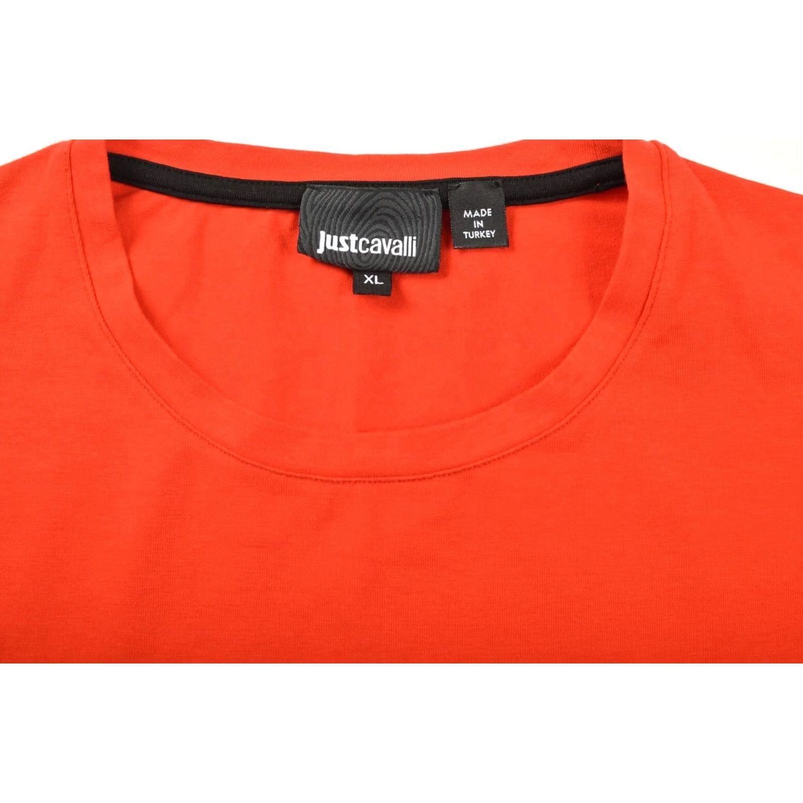 Just Cavalli Just Cavalli Mens Graphic T-Shirt Tee XL, Red, 92% Cotton 8% Elastane, Size XL, Regular, N20543, S01GC0218, Used with Wear Size US XL / EU 56 / 4 - 3 Thumbnail