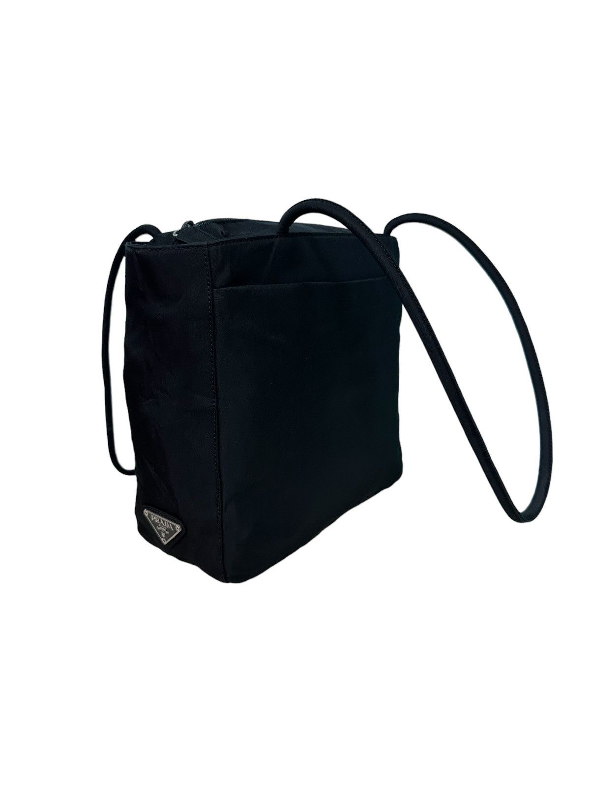 Prada × Vintage AUTHENTIC VINTAGE PRADA BLACK NYLON TOTE BAG Size ONE SIZE - 9 Thumbnail