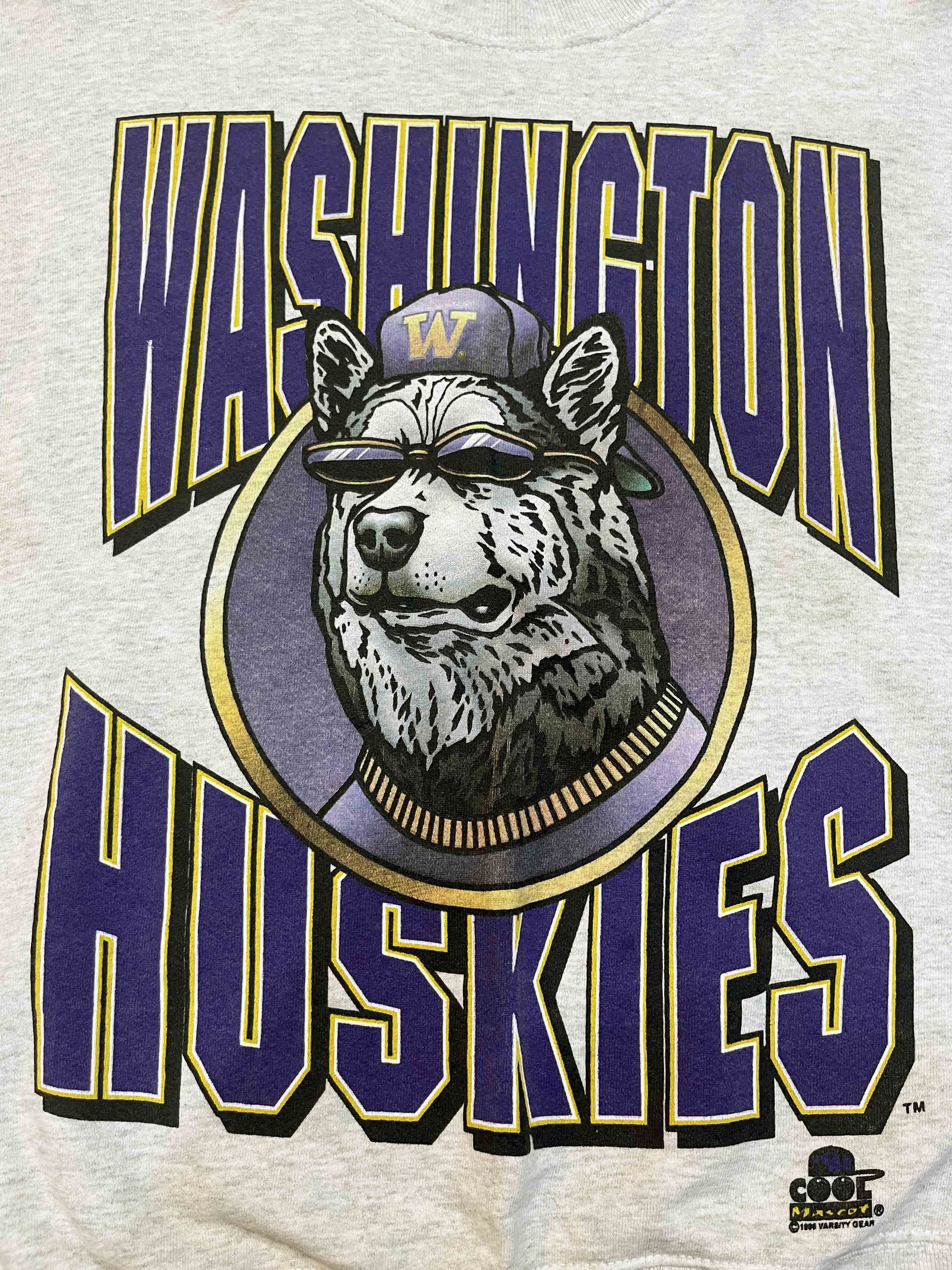 NCAA × Vintage Vintage 1996 NCAA Washington Huskies Crewneck Sweatshirt Size US L / EU 52-54 / 3 - 2 Thumbnail