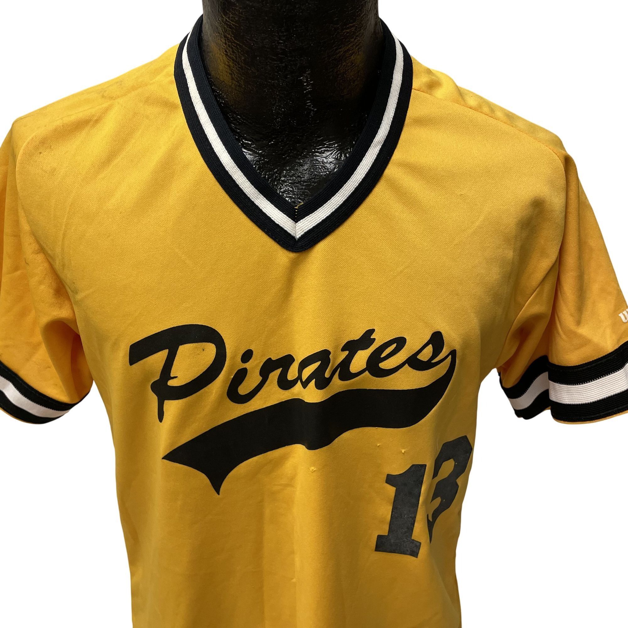 Wilson Vtg Wilsons V Neck Baseball Jersey PIRATES #13 Jersey Size US L / EU 52-54 / 3 - 4 Thumbnail