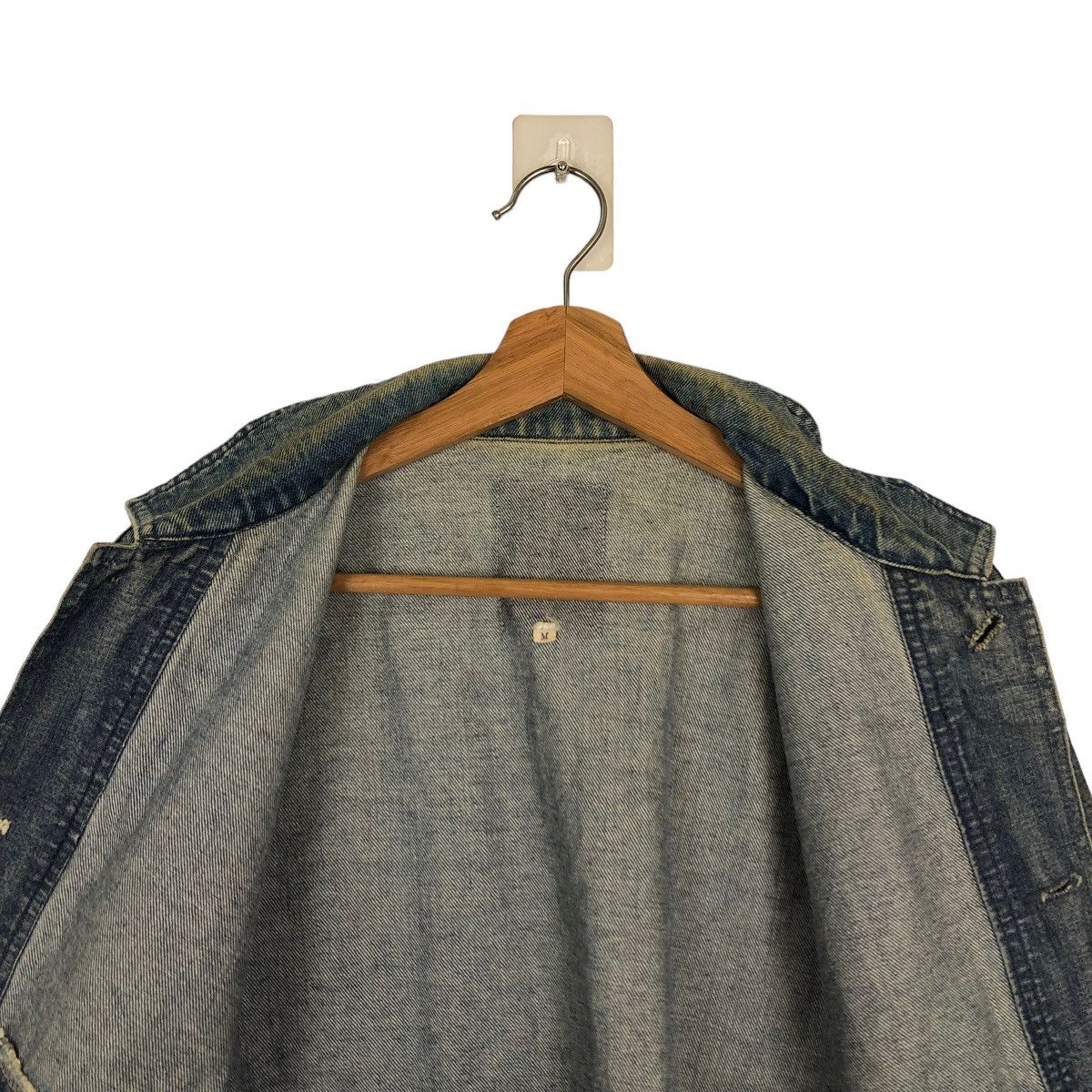 Japanese Brand 🔥VINTAGE BOMBER DENIM JACKET JAPAN ISSEY MIYAKE DESIGN Size US M / EU 48-50 / 2 - 10 Thumbnail