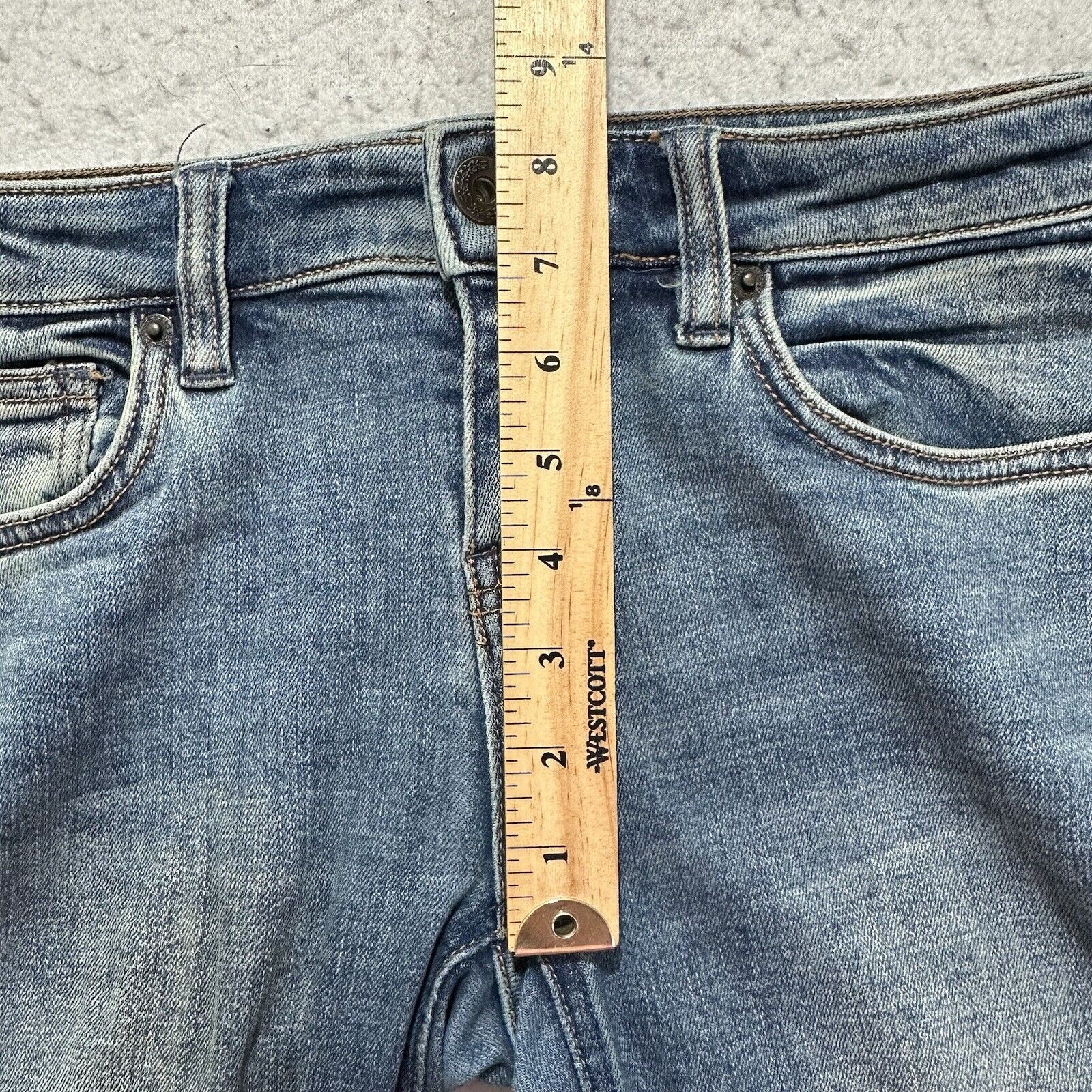 Free People Free People 28x30 Skinny Leg Jeans Ankle Slits Distressed Size 28" / US 6 / IT 42 - 10 Thumbnail